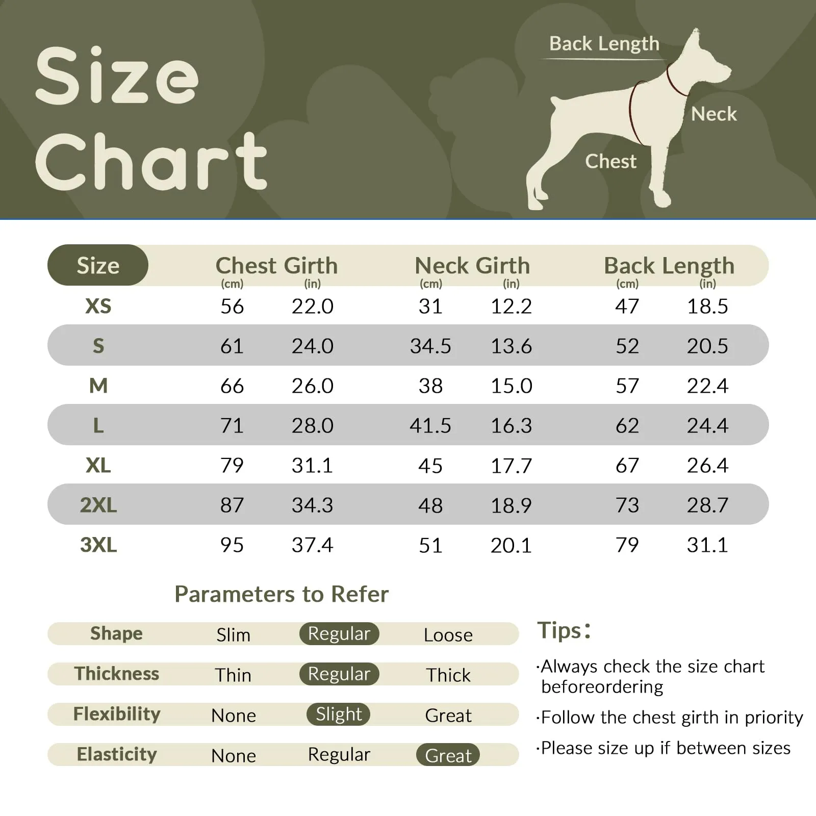 PUMYPOREITY Maglione Pullover per Levrieri, Whippet e Lurchers - Verde Militare, M - immagine 4