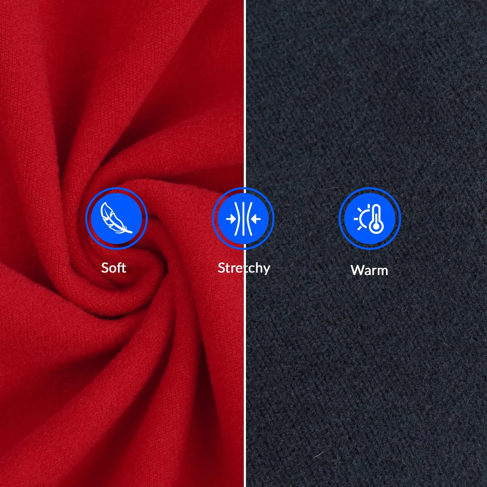 PUMYPOREITY Cappottino Pile Whippet Felpa Pullover per Levrieri Italiani Invernale Antivento Rosso XS - immagine 2