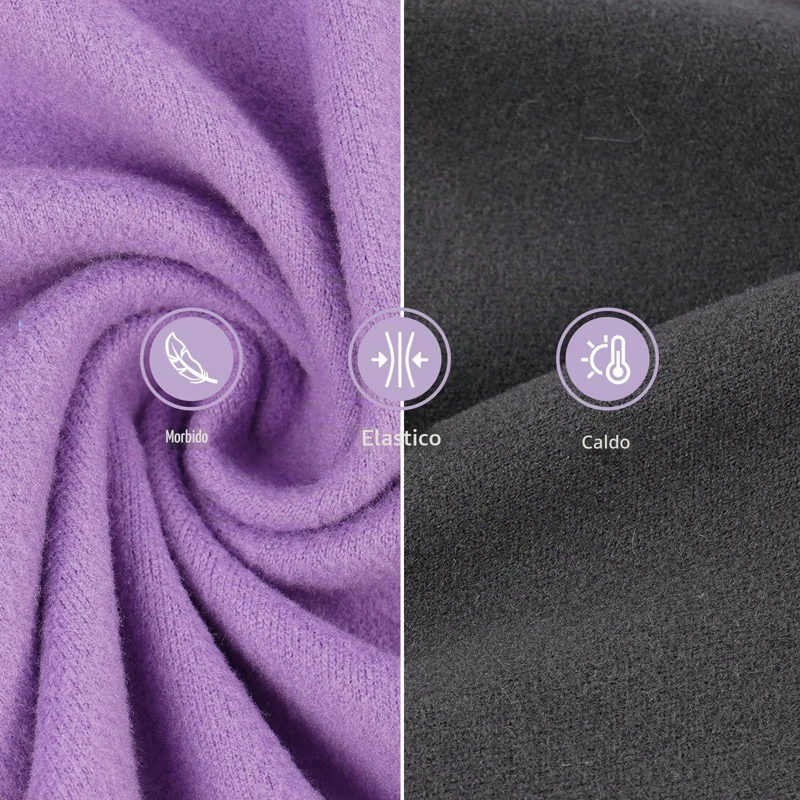 PUMYPOREITY Maglione Pullover per Levrieri, Whippet e Lurchers - Viola, M - immagine 2