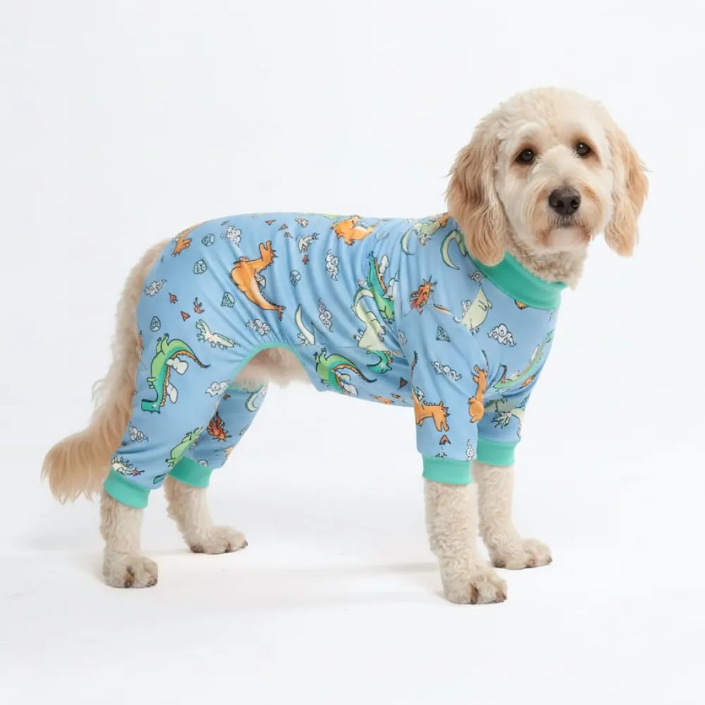 Spark Paws Pigiama per cani, tuta da recupero, Dragons, 2XL - immagine 1