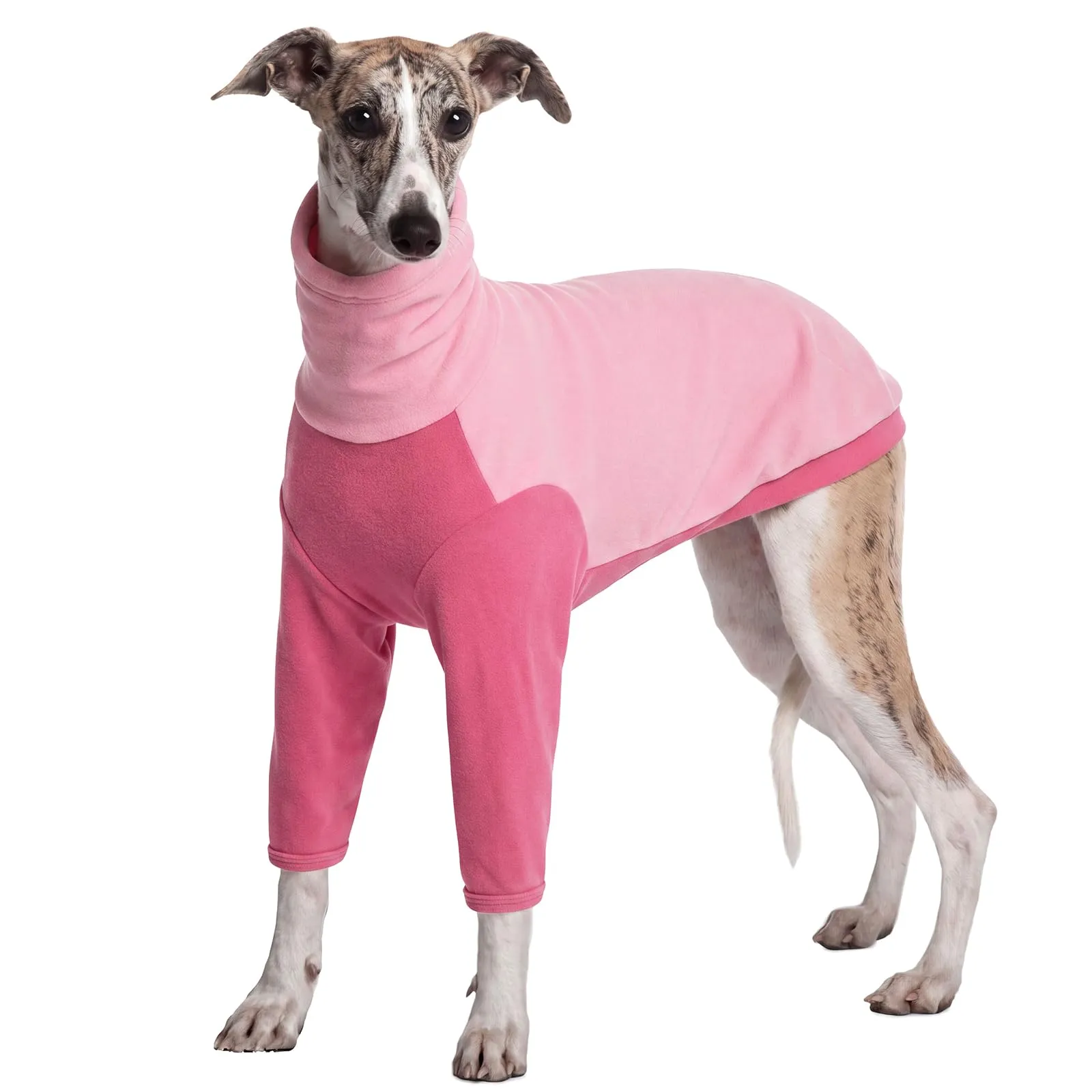PUMYPOREITY Maglione in pile per levrieri, rosa, 2XL - immagine 1