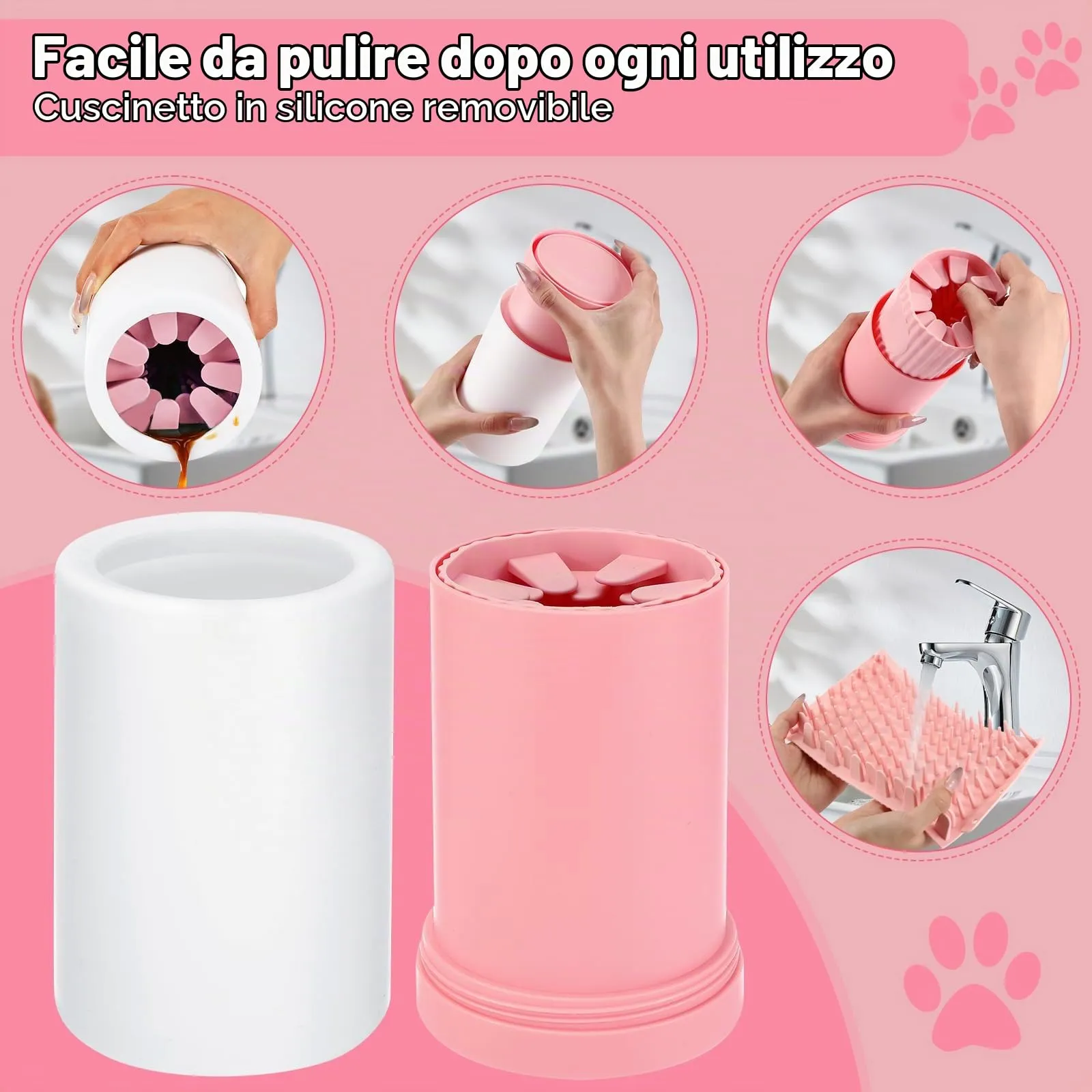 Royouzi Puliscizampe Rimovibile per Cani - immagine 4
