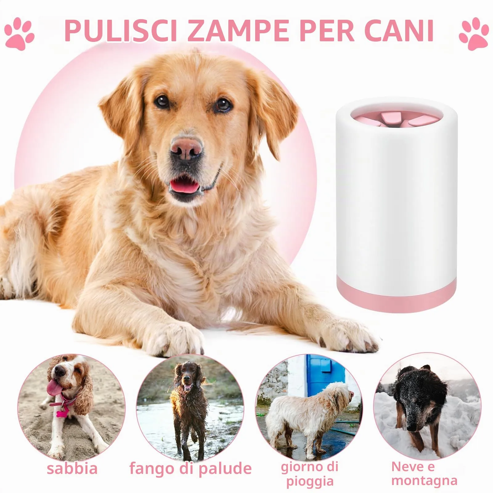 Royouzi Puliscizampe Rimovibile per Cani - immagine 5