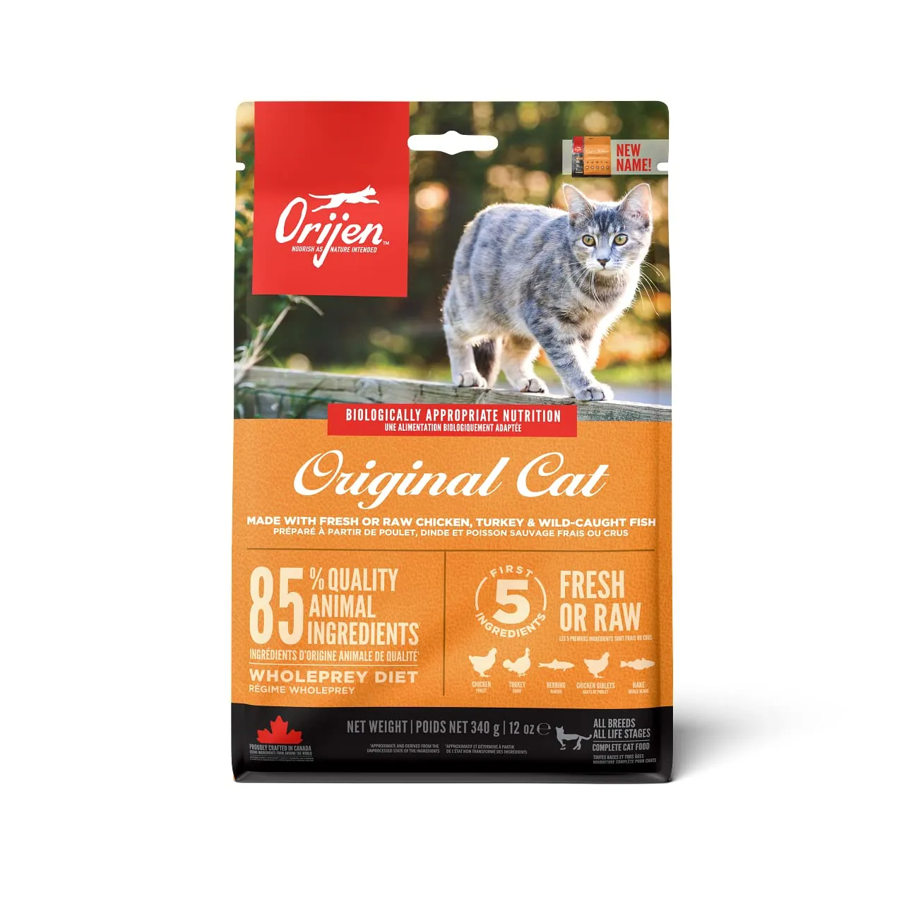 Orijen Cibo per Gatti e Cuccioli di Gatto 340 g - immagine 1