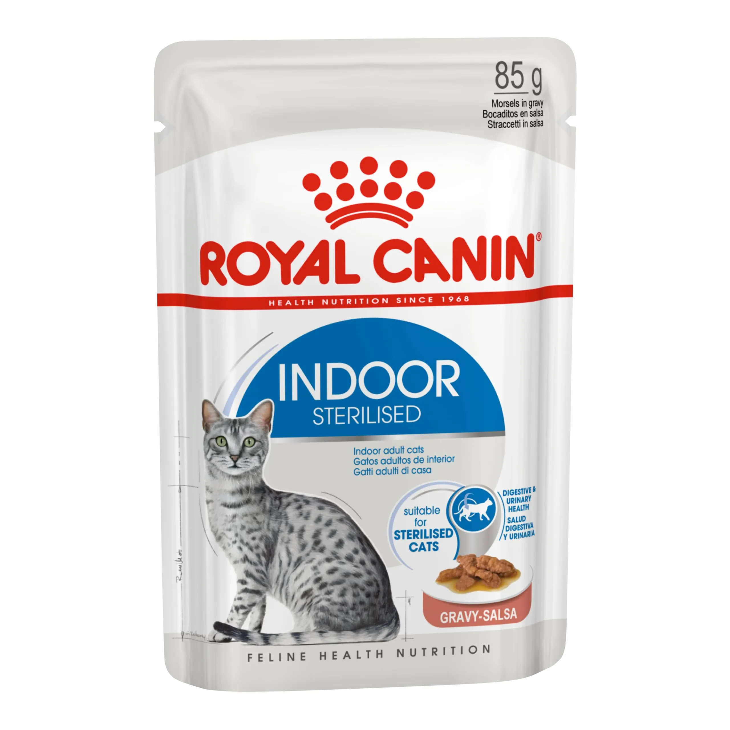 Royal Canin Indoor Sterilised - Alimento umido completo per gatti 12 x 85g - immagine 1