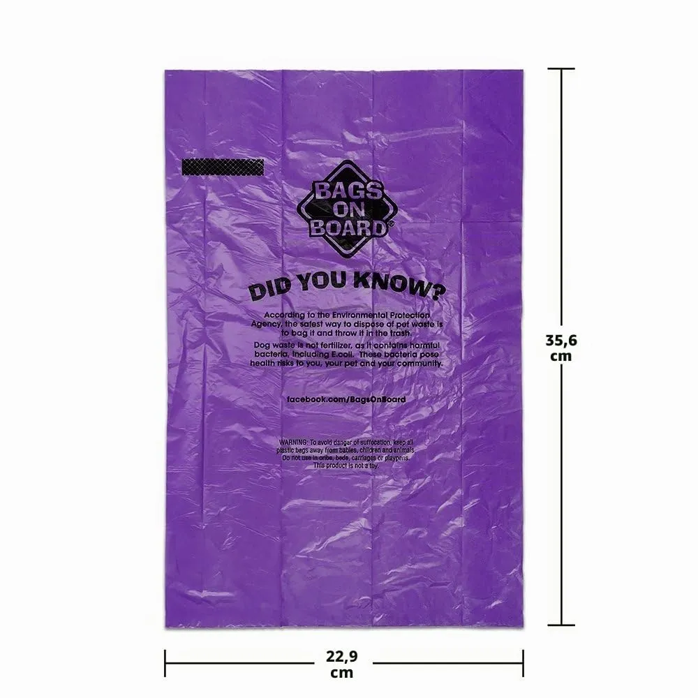 Bags on Board Sacchetti Colori Arcobalenco per Cani, 140 Pezzi - immagine 3