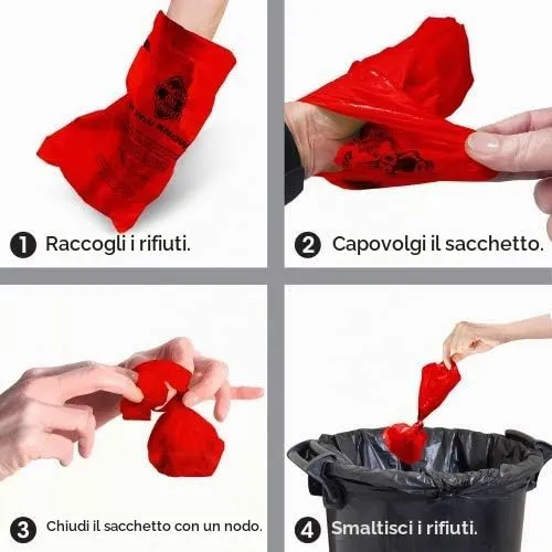 Bags on Board 3203990481 Sacchetti per bisogni di cani, Profumo di tre frutti di bosco, 140 sacchettini - immagine 6