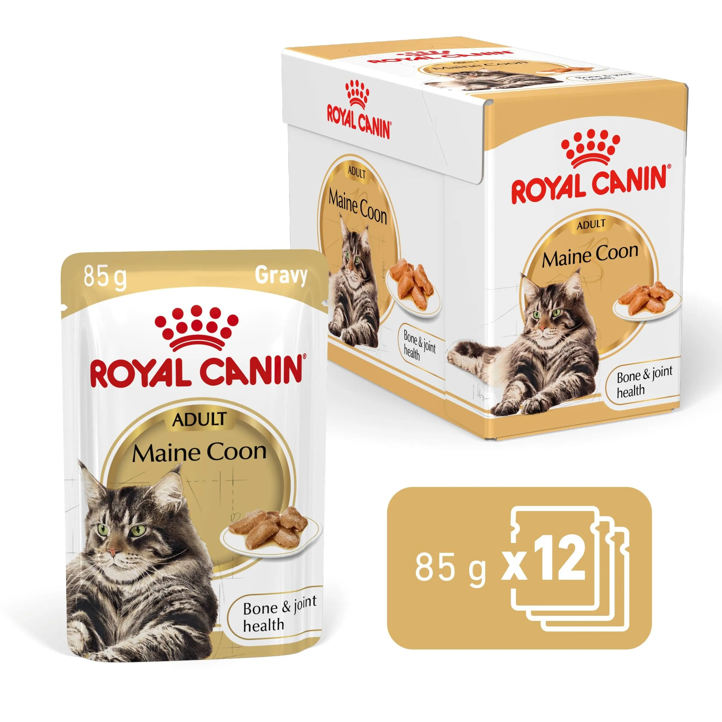 Royal Canin Maine Coon Adult Fettine in salsa per gatti adulti, 12 x 85g - immagine 2