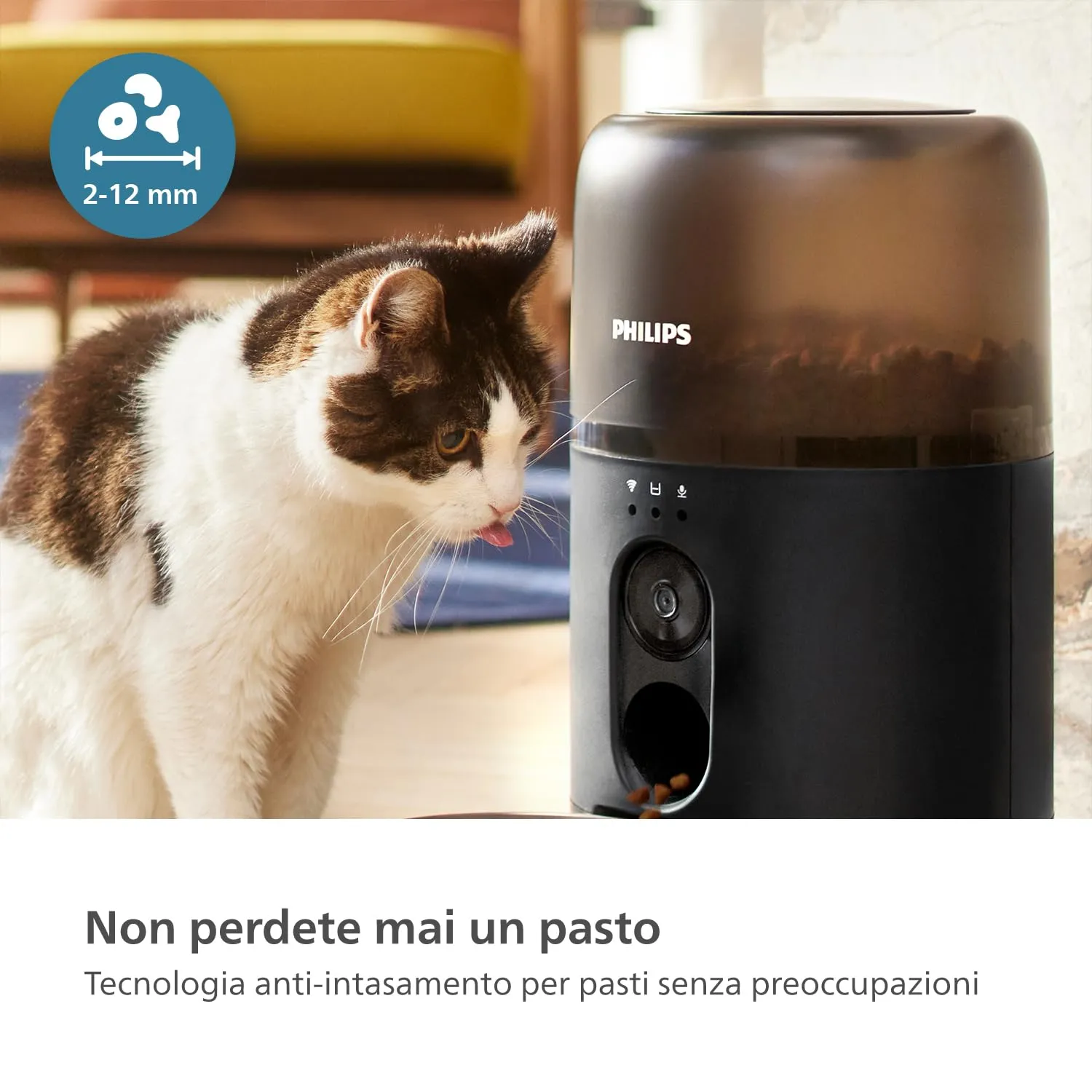 Philips Pet Distributore Automatico di Cibo con Videocamera e App 4.5L PAW5320/02 - immagine 7