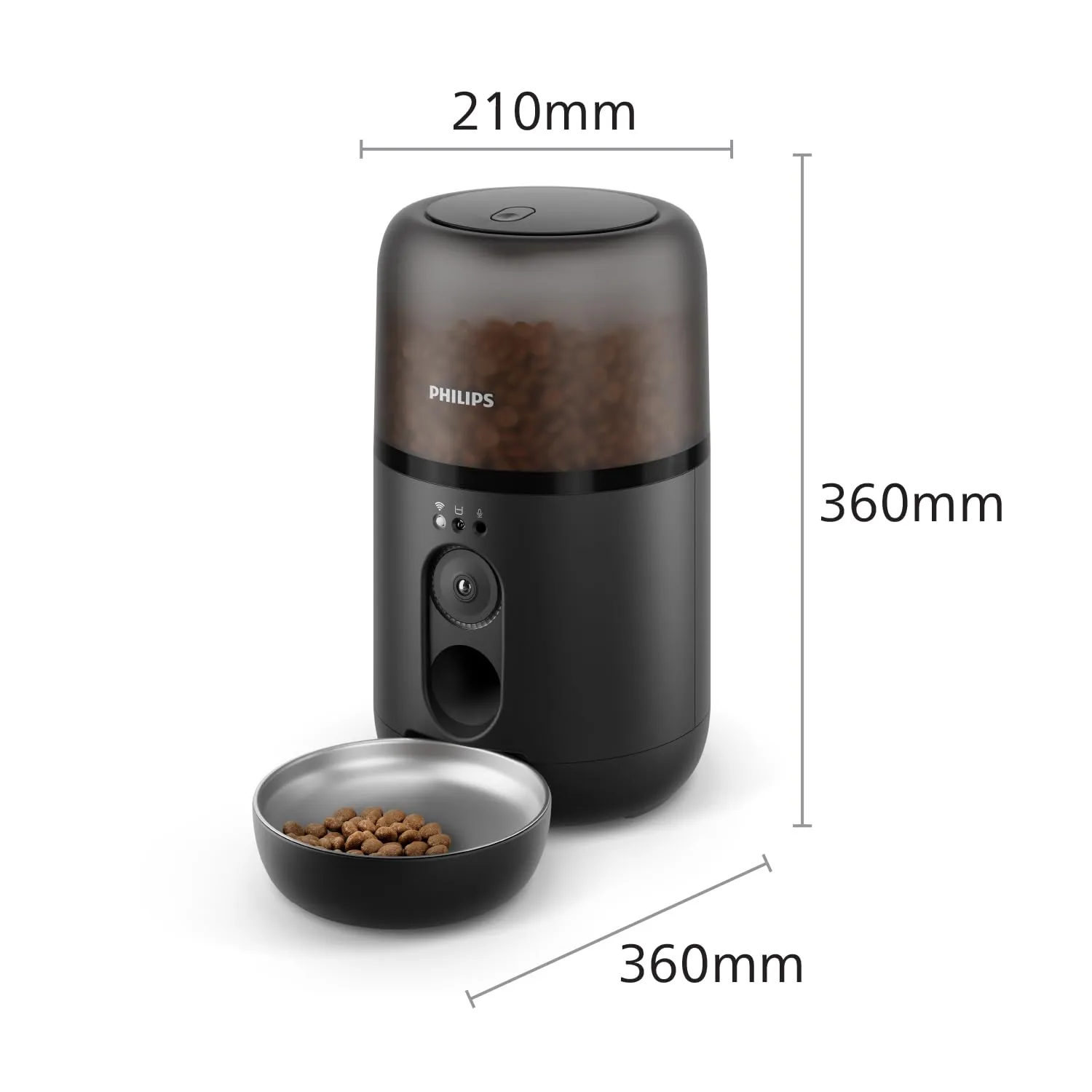 Philips Pet Distributore Automatico di Cibo con Videocamera e App 4.5L PAW5320/02 - immagine 9