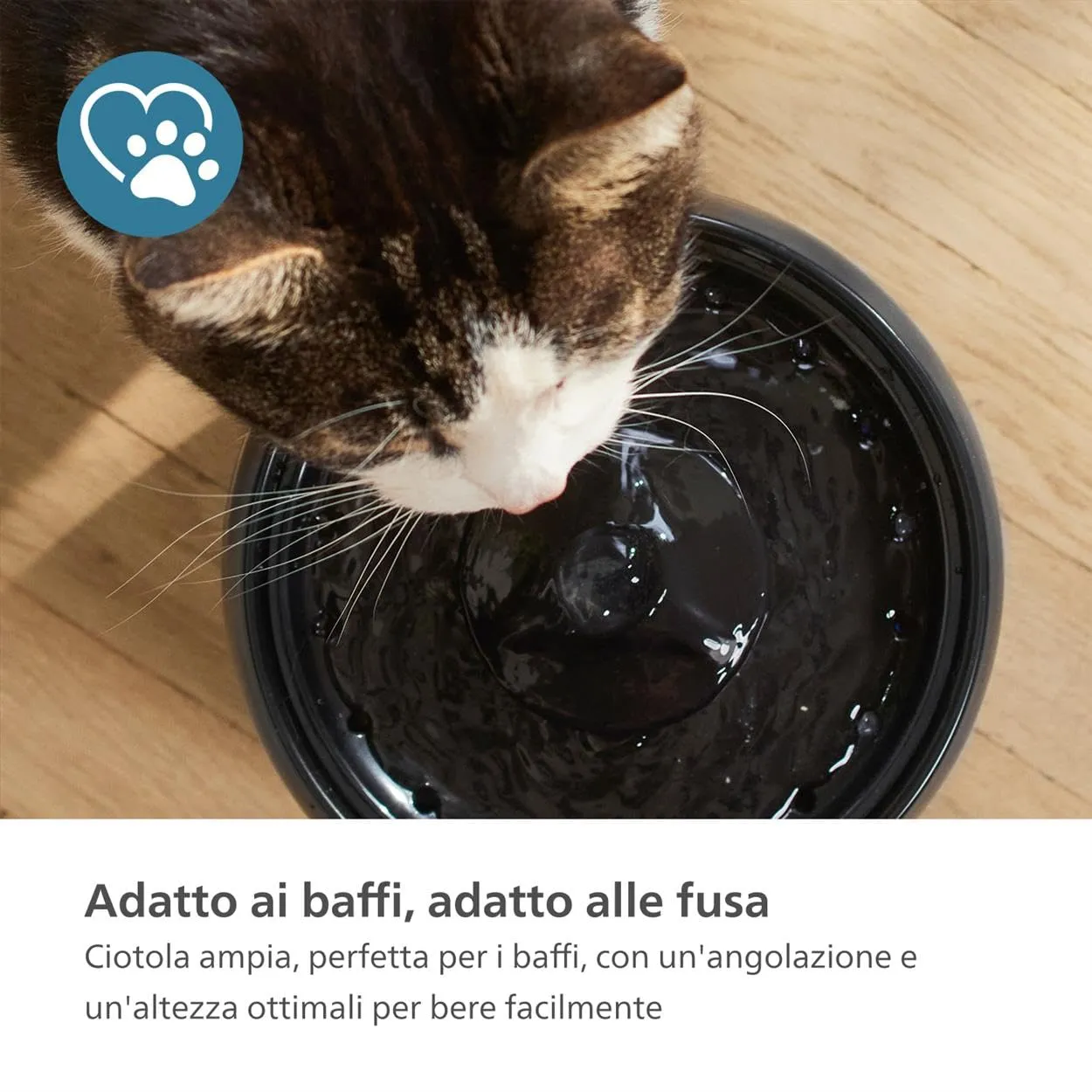 Philips Pet Fontanella per Gatti Intelligente, 2,2 L, PAW3210/02 - immagine 7