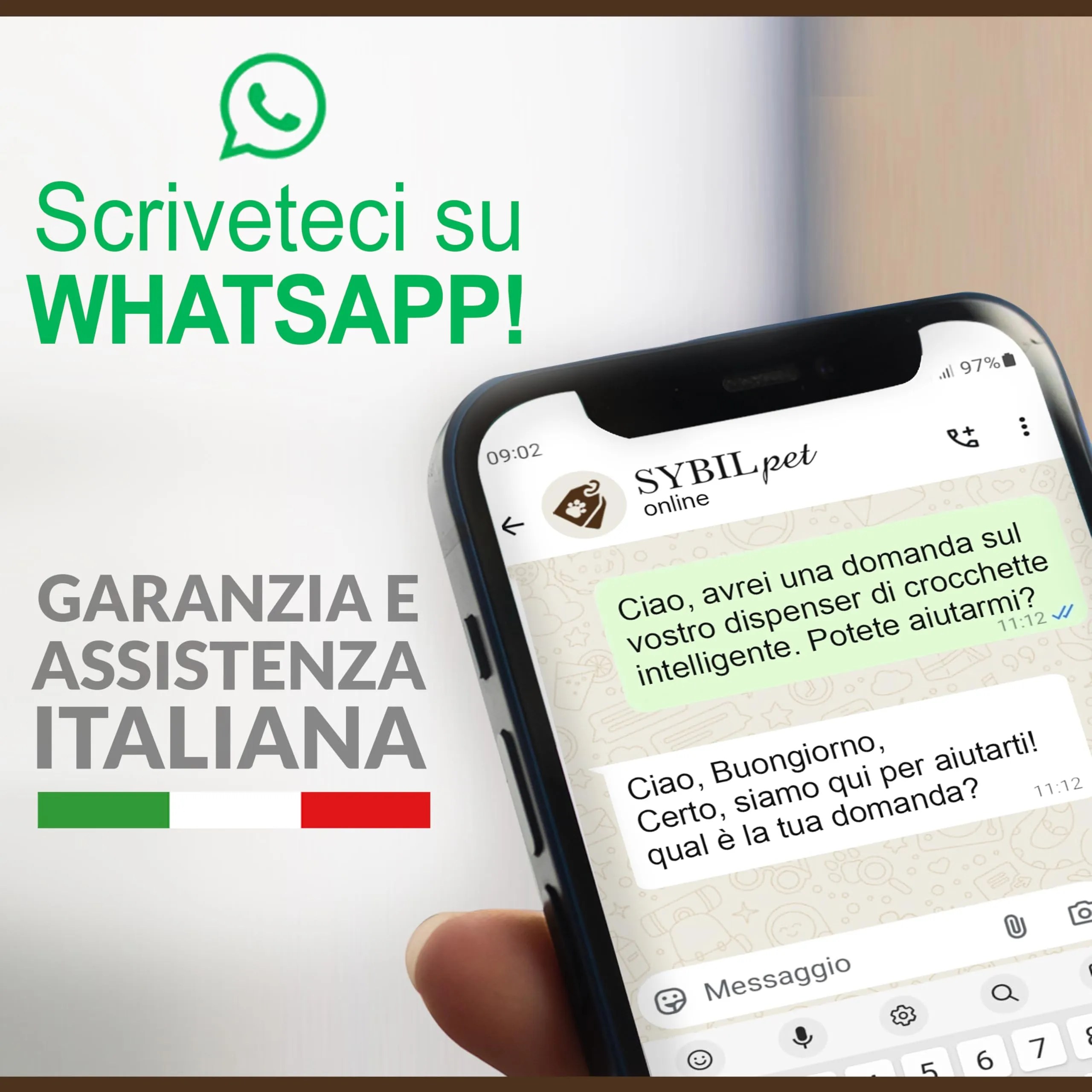 SYBILPET Distributore Automatico Cibo Gatti SP02, Dispenser Crocchette con App e Messaggio Vocale, 4L - immagine 8