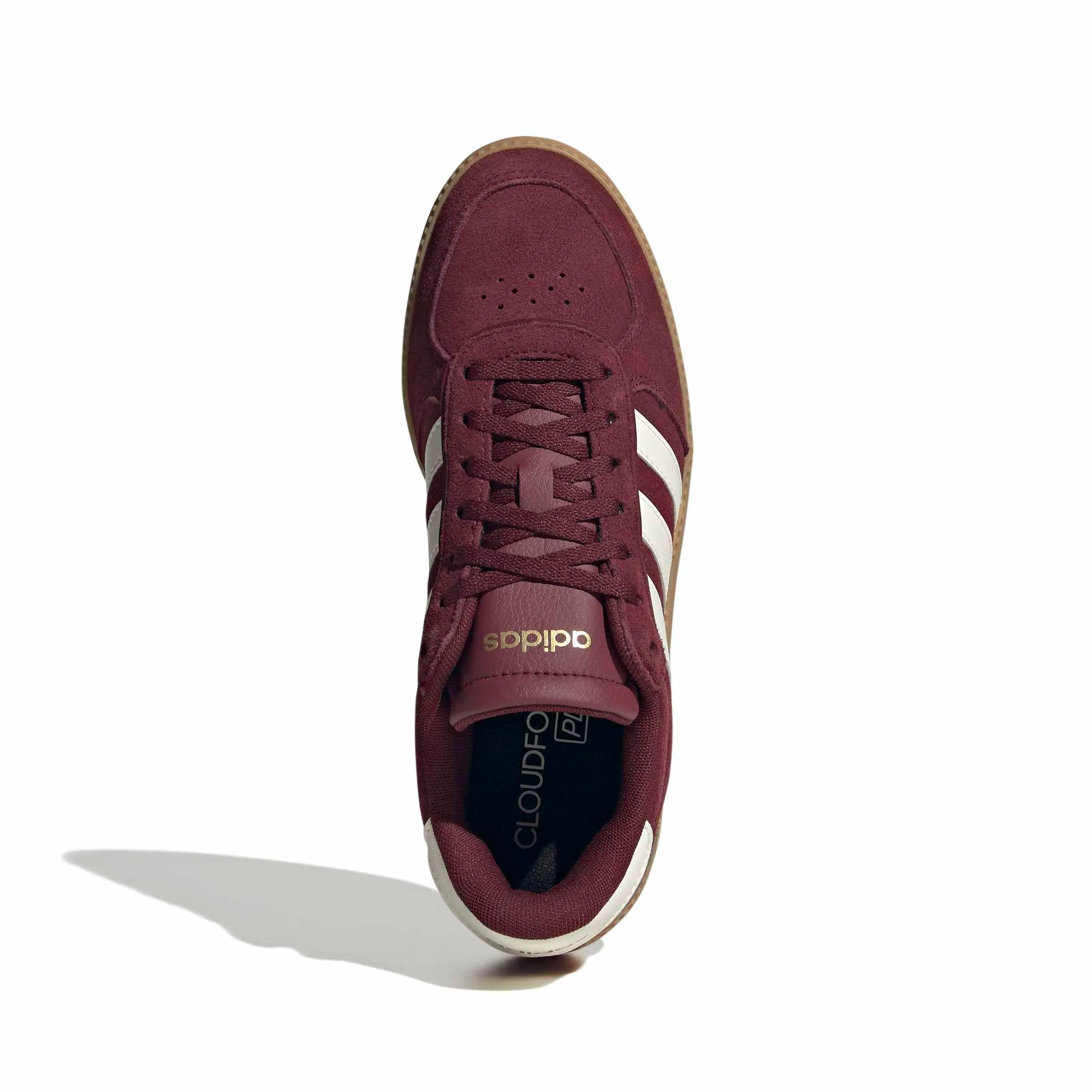 adidas Breaknet Sleek Shoes, Shadow Red/Off White/Gold Met., 36 EU - immagine 2