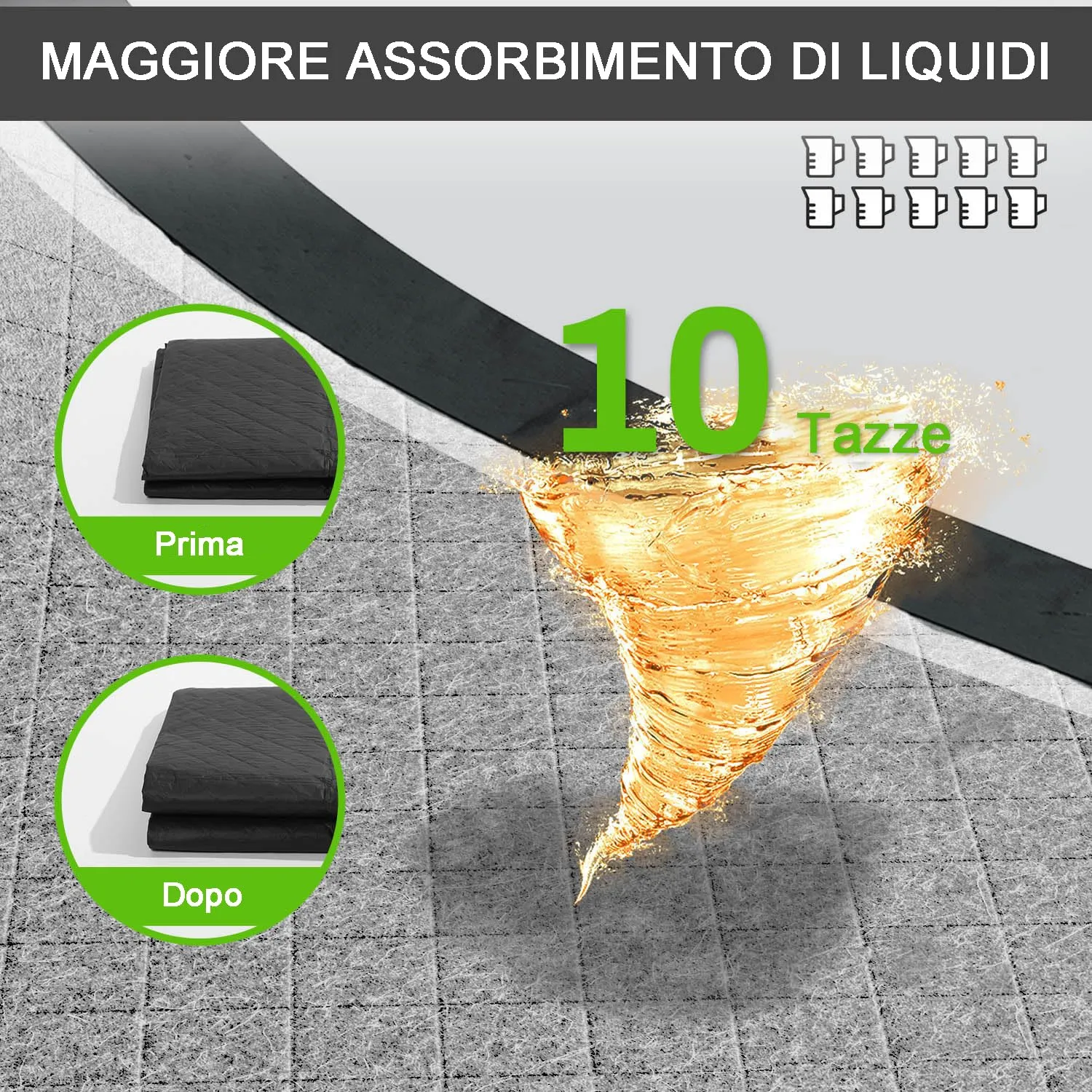 Gardner Pet Tappetini Assorbenti per Cani, 70x85 cm, 30 Pezzi - immagine 5
