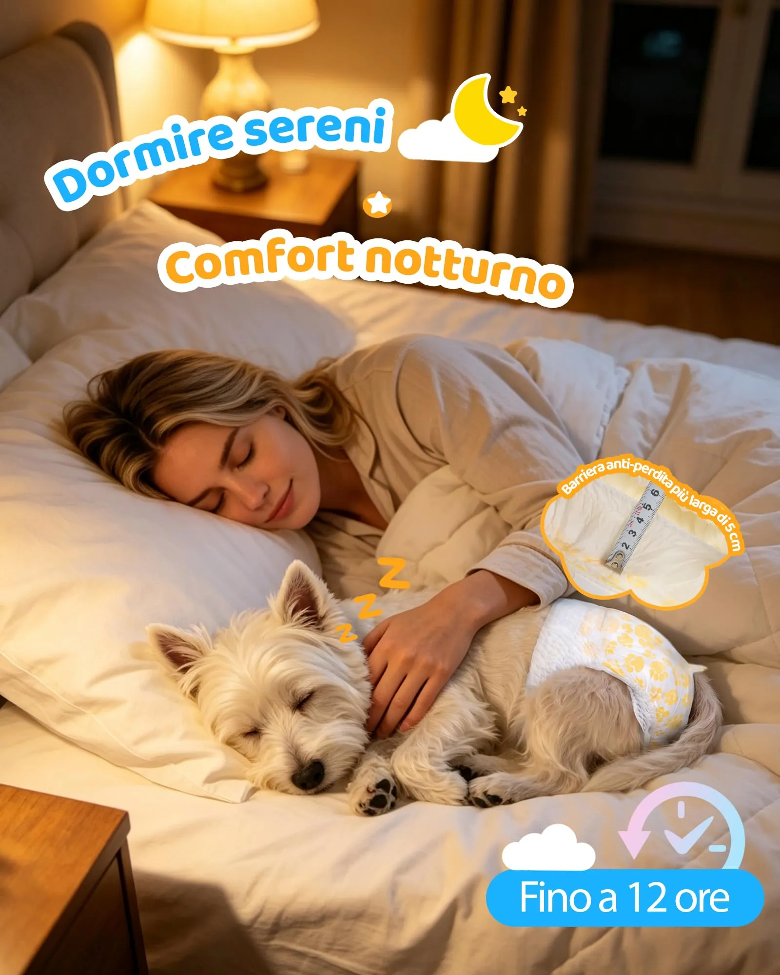 Flying Paws Pannolini Cane USA e Getta Femmina con Elastico in Vita, XS-30 - immagine 3