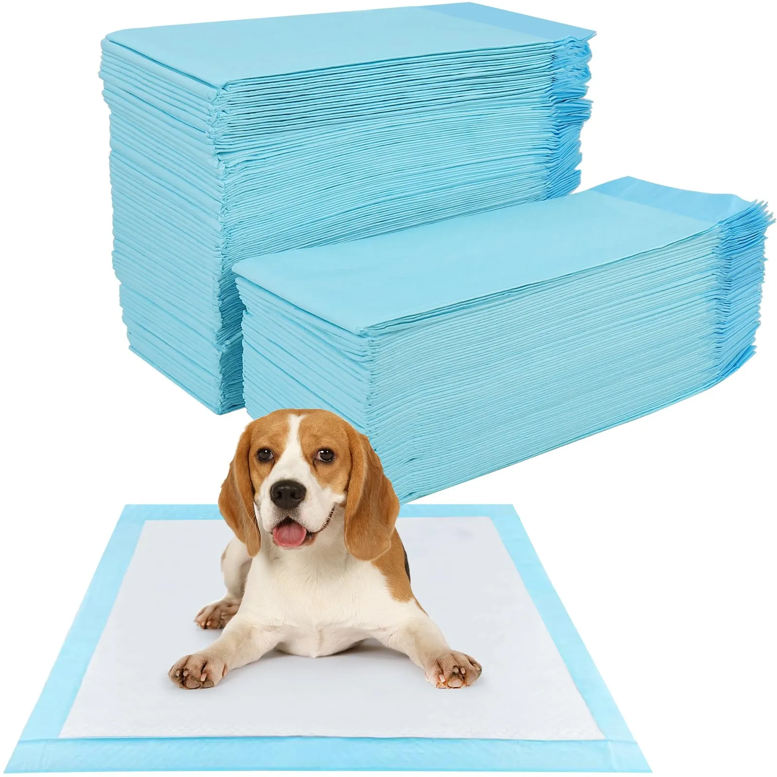 KALBIGRO Tappetini Igienici per Cani, 60 x 60 cm, 100 Pezzi, 5 Strati Assorbenti - immagine 1