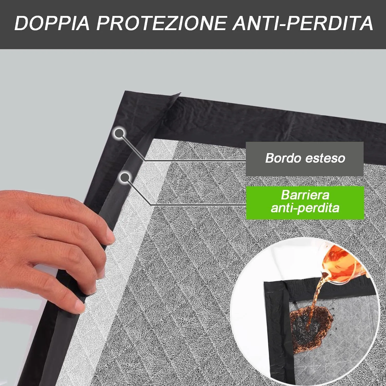 Gardner Pet Tappetini Cane Extra Grande 60x90 cm, 50 Pezzi - immagine 3