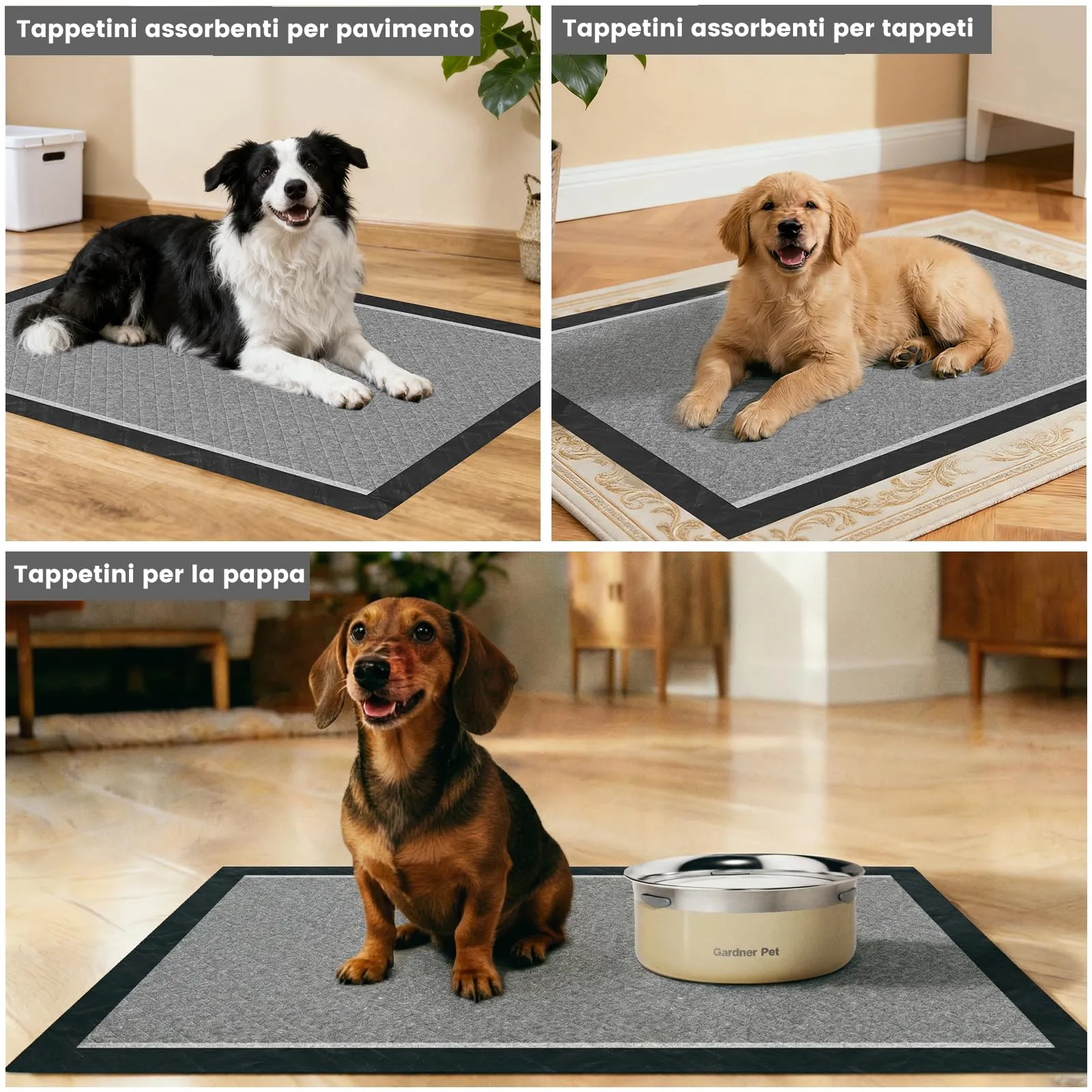 Gardner Pet Tappetini Cane Extra Grande 60x90 cm, 50 Pezzi - immagine 6