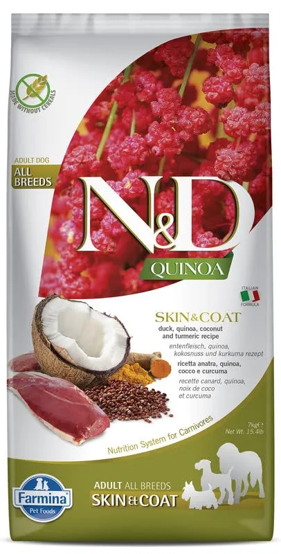 Farmina N&D Quinoa Dog Skin & Coat Duck 7 kg - immagine 1