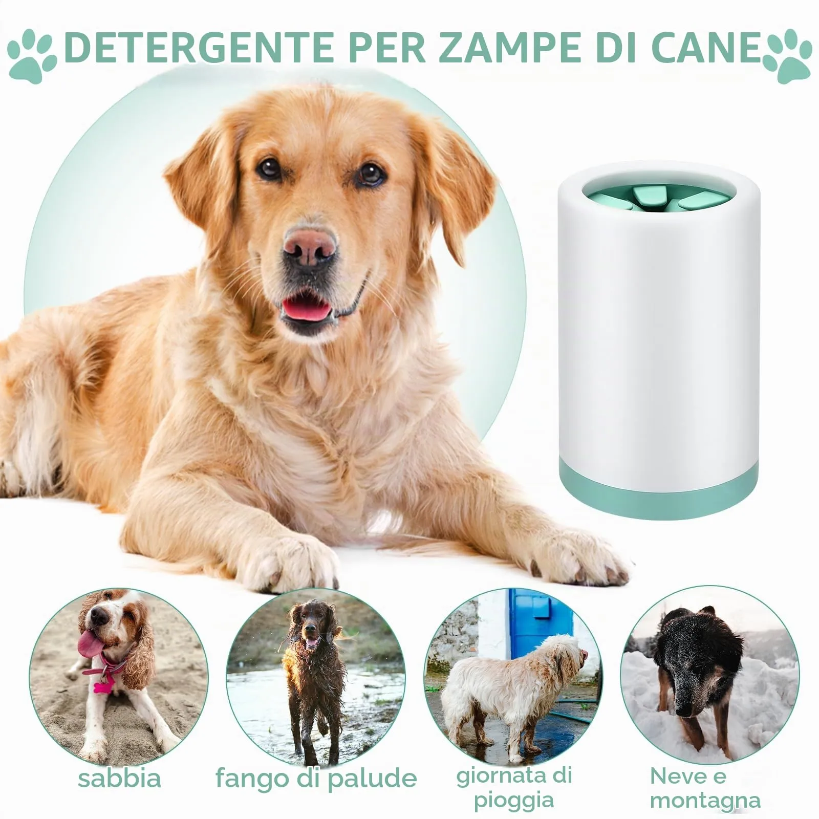 Royouzi Puliscizampe Rimovibile per Cani - immagine 5