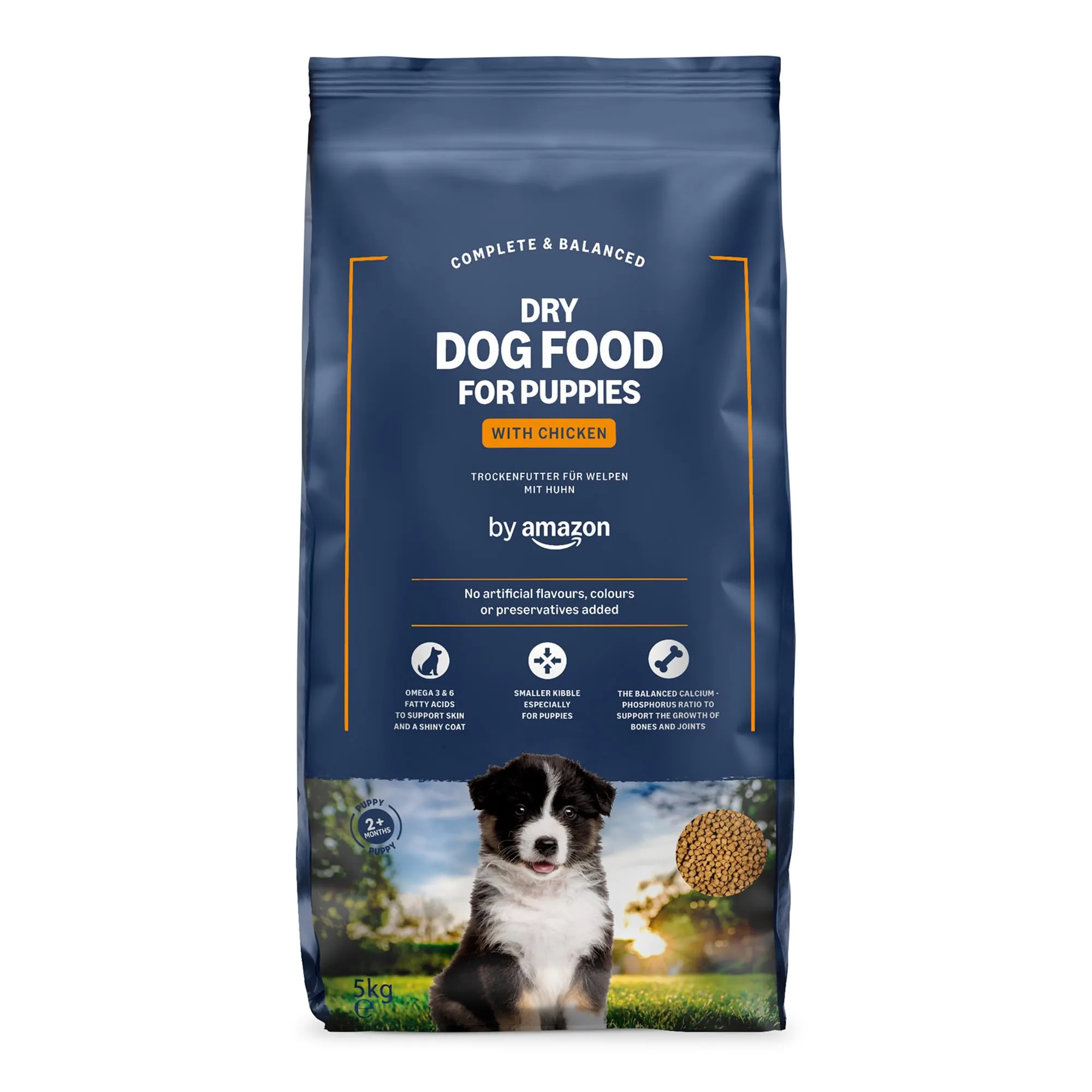 Amazon Alimento Secco per Cuccioli di Cane con Pollo, 5 kg - immagine 1