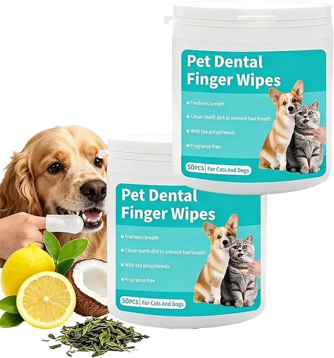 Briacte Zampalife Salviette Dentali per Cani e Gatti - immagine 1