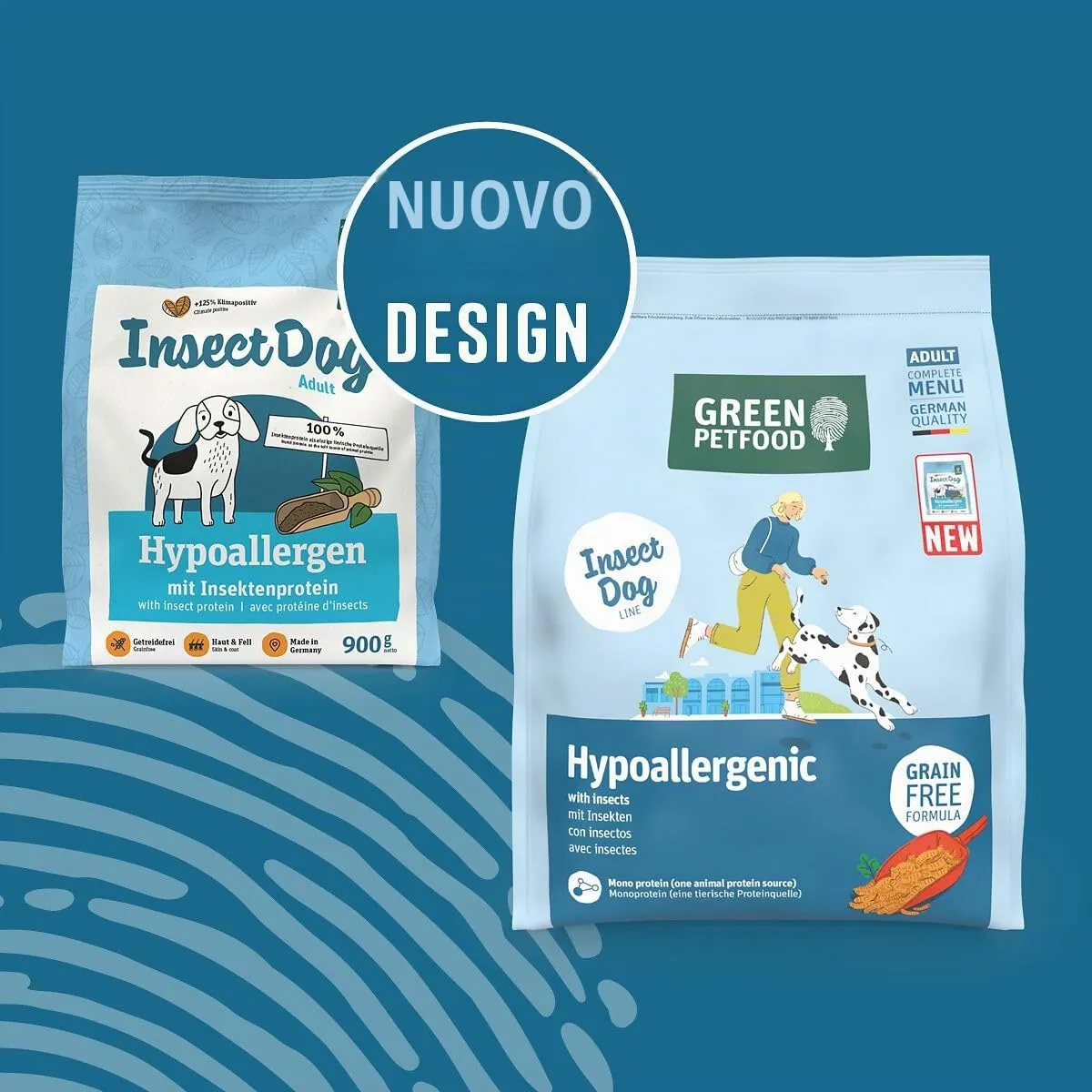 Green Petfood InsectDog Ipoallergenico per Adulti, Senza Cereali, 10 kg - immagine 3
