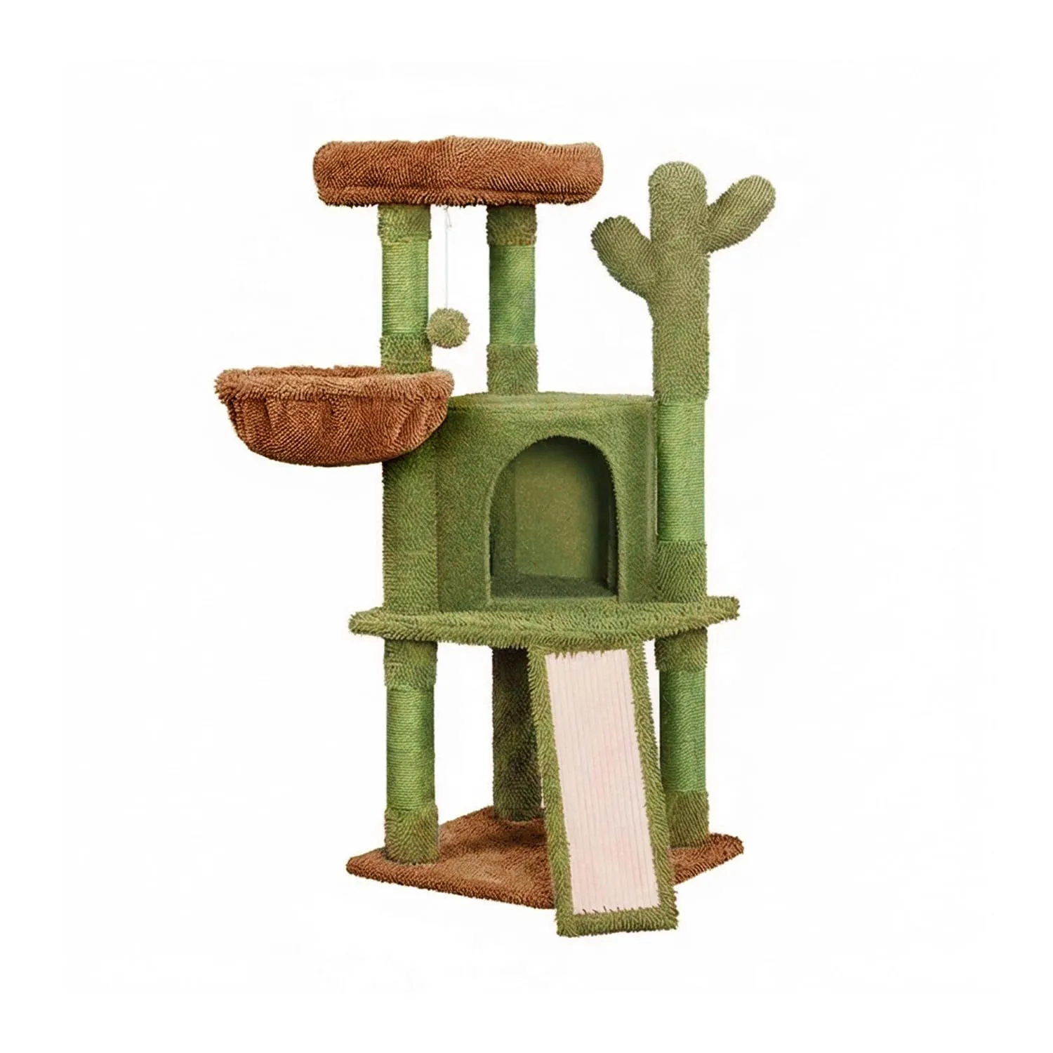 Avilia Albero Tiragraffi per Gatti a Forma di Cactus in Sisal, 106,5 cm - immagine 8