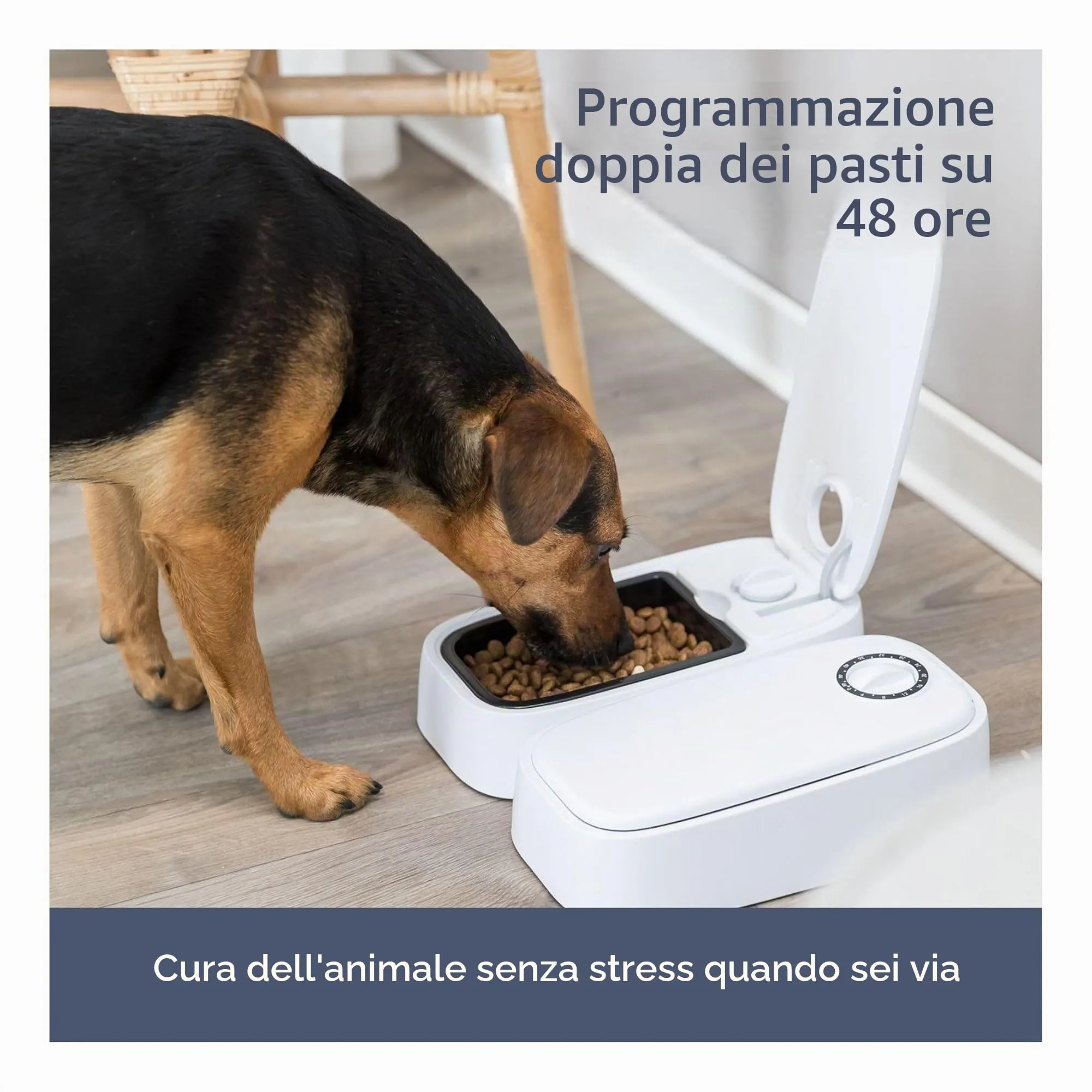 TRIXIE Distributore Automatico di Cibo TX2 per Cani e Gatti, 27 × 7 × 24 cm - immagine 2