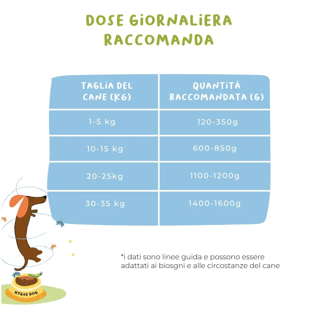 Hygge Cibo Umido per Cani Monoproteico al Tonno con Zucchine, Carote ed Erbe Detox, Grain Free, 6 x 400g - immagine 3