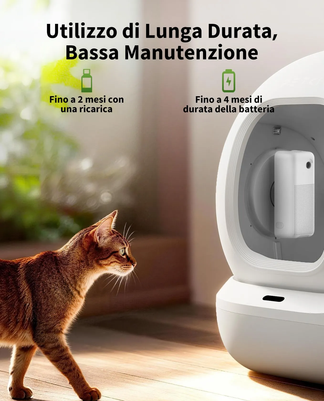 PETKIT Pura Air Smart Odor Eliminator Spray for Pura Max 2 Self-Cleaning Cat Litter Box - immagine 4