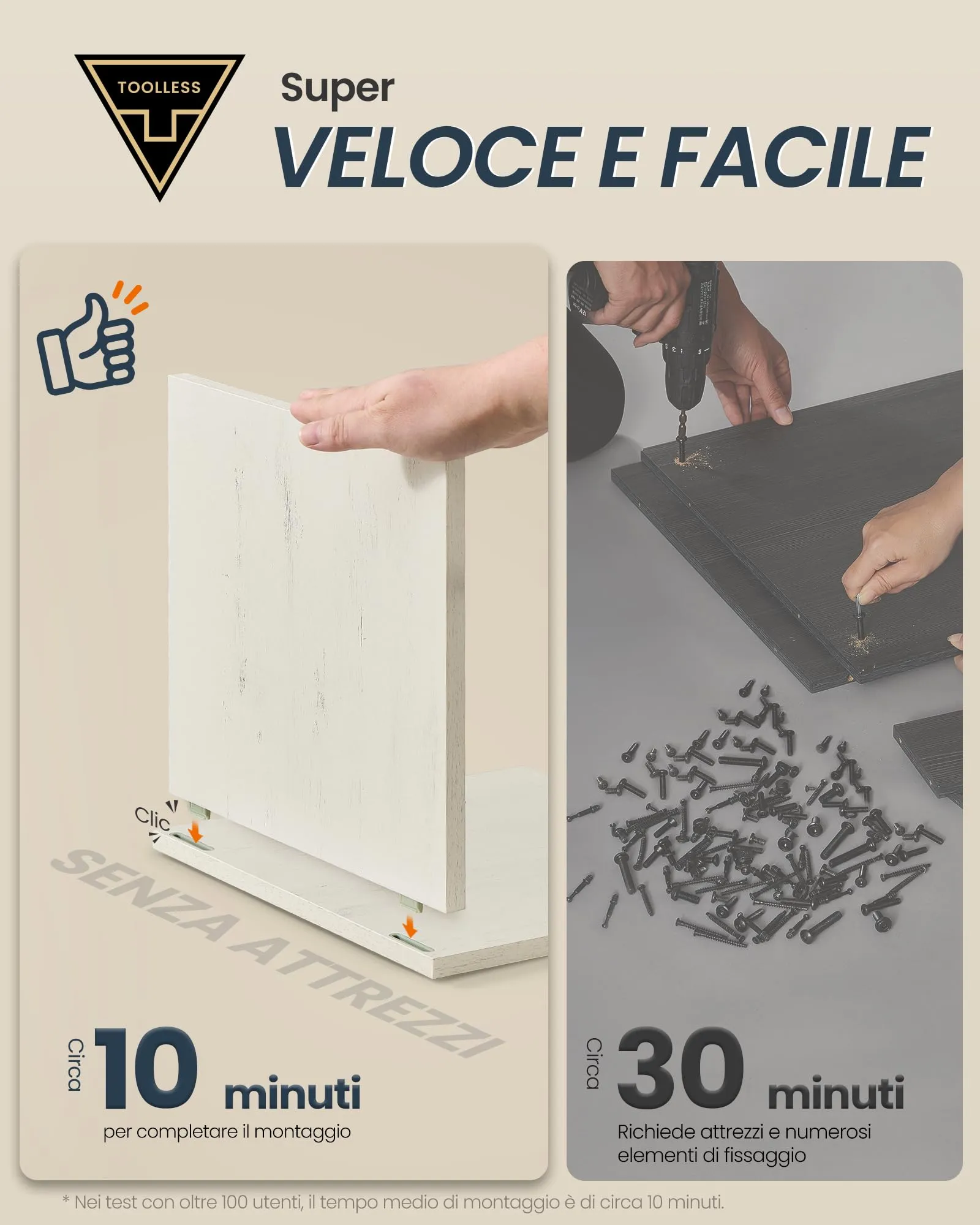 SONGMICS HOME Mobiletto Lettiera per Gatti Snapsemble PCL233WJ05 - immagine 3