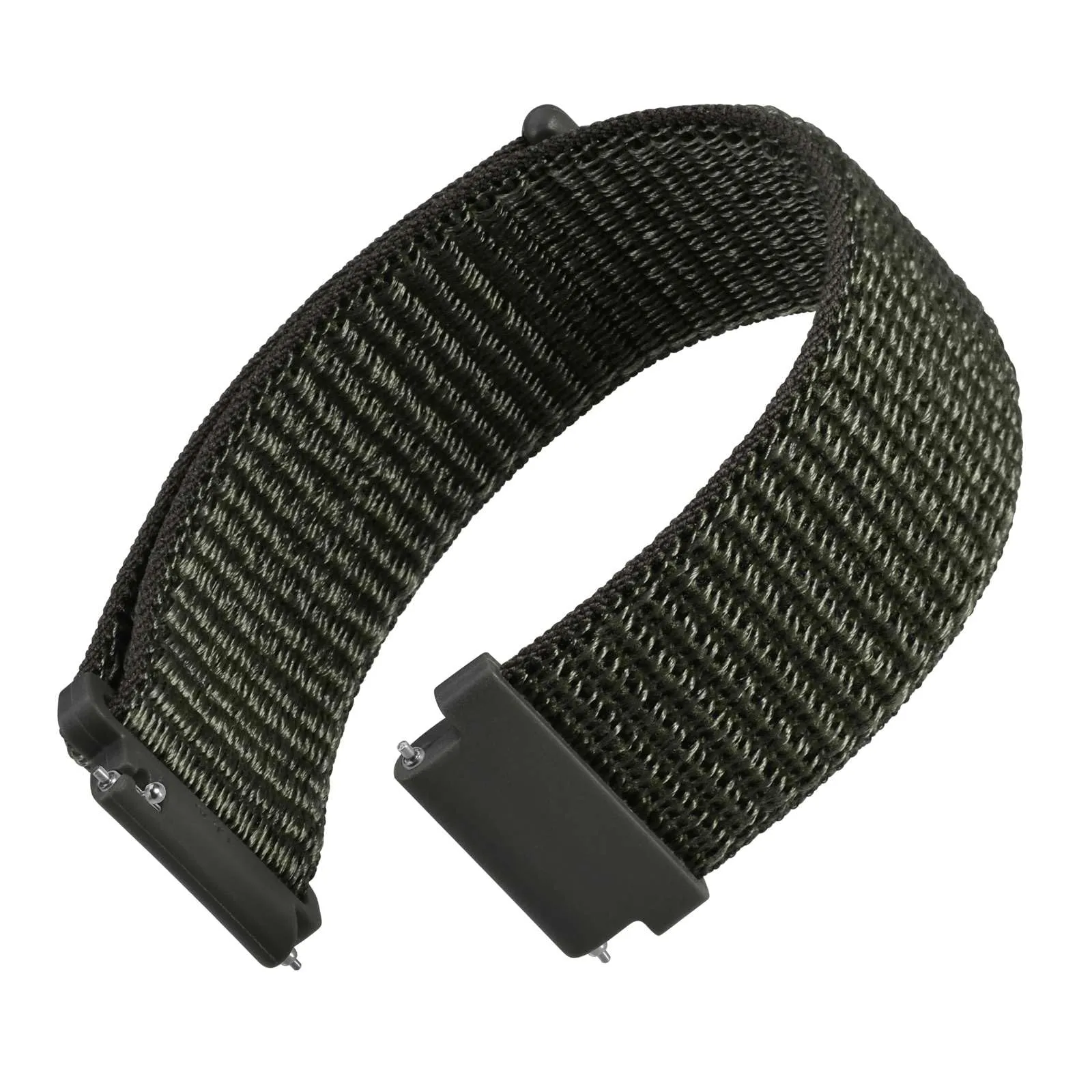 WOCCI Sportivo Cinturino in Nylon 16mm a Sgancio Rapido (Verde Militare) - immagine 1