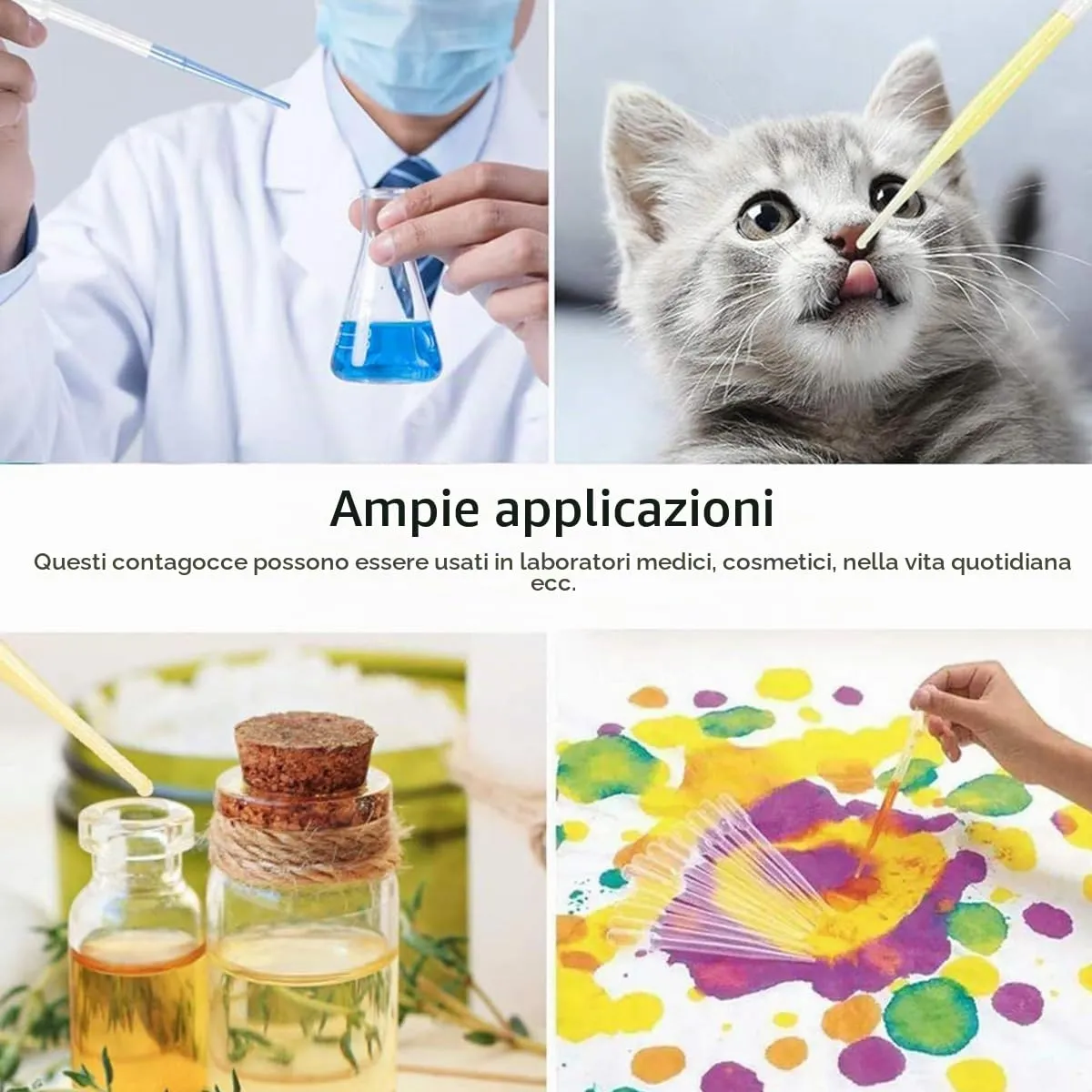 PackPioneer Kit di campionamento urina per gatti con tubi graduati da 10 ml e tappi di sicurezza - immagine 3