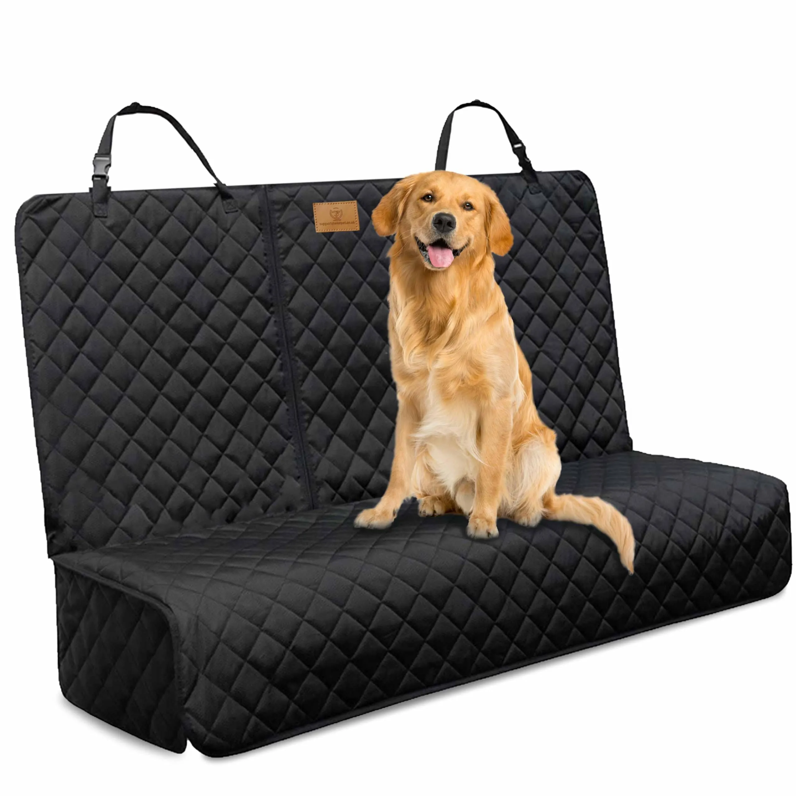 AMZPET Coprisedile Auto per Cani, Impermeabile, Antiscivolo e Antigraffio, 56 x 45 x 122 cm - immagine 1