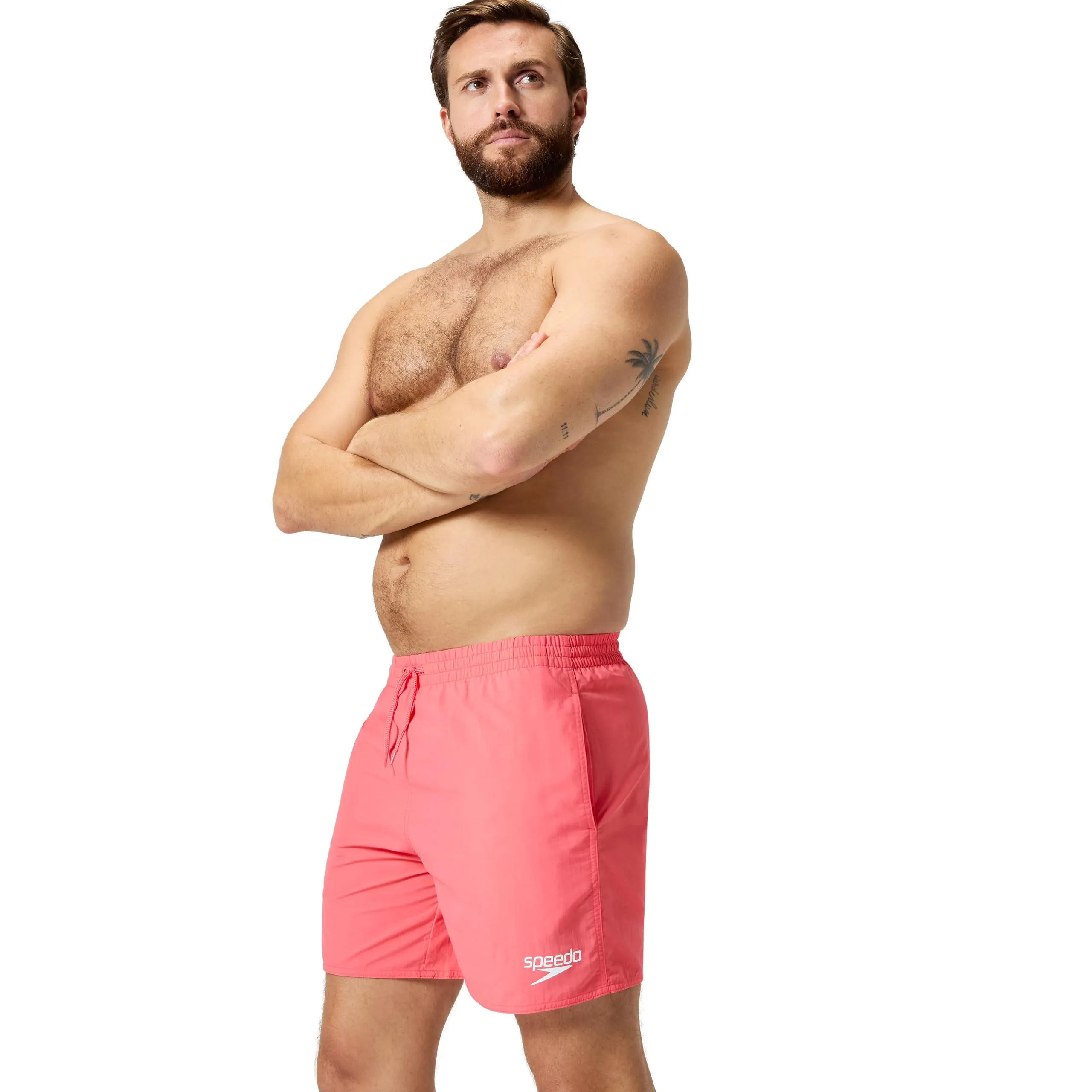 Speedo Men's 16" Watershort Swimming Trunks, Coral Sands, M - immagine 7