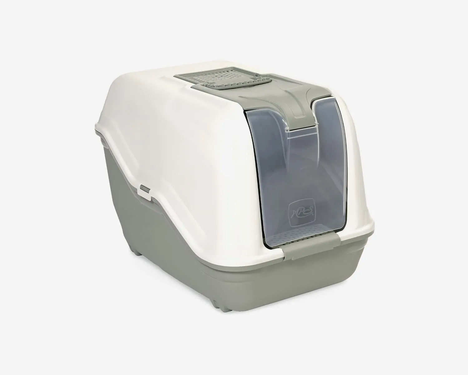 BPS Buena Pet Shop Lettiera Gatto Chiusa con Tappetino e 2 Ciotole, 54x39x40 cm - immagine 2