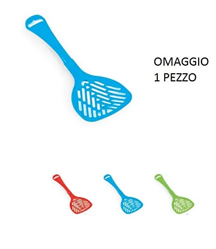 BPS Buena Pet Shop Lettiera Gatto Chiusa con Tappetino e 2 Ciotole, 54x39x40 cm - immagine 7