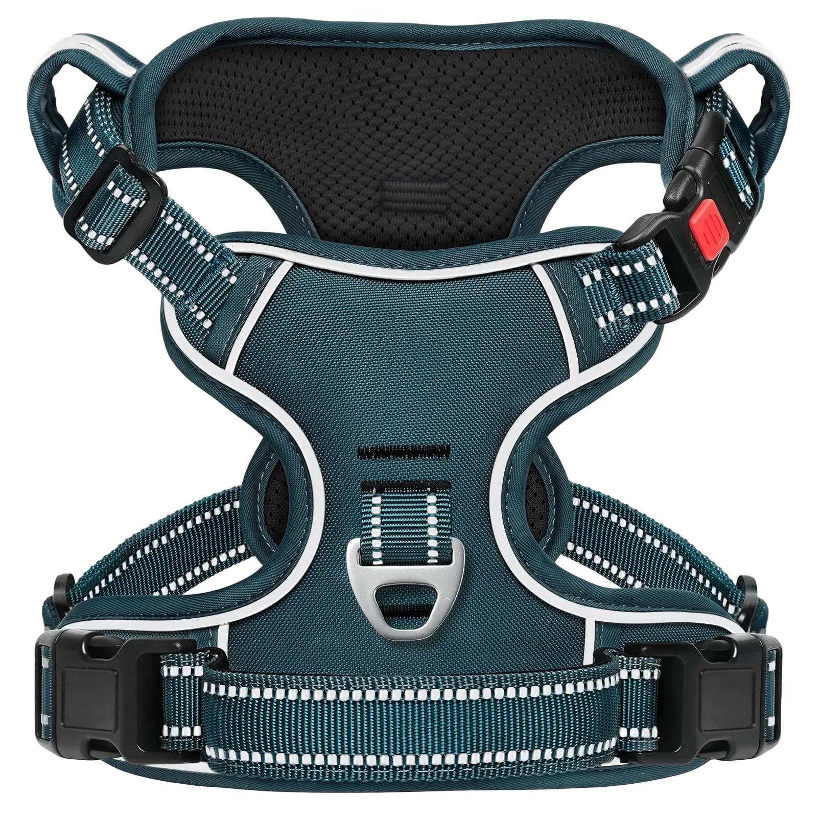HEELE Pettorina per Cani da Corsa No-Pull Riflettente, Verde Scuro, L - immagine 1