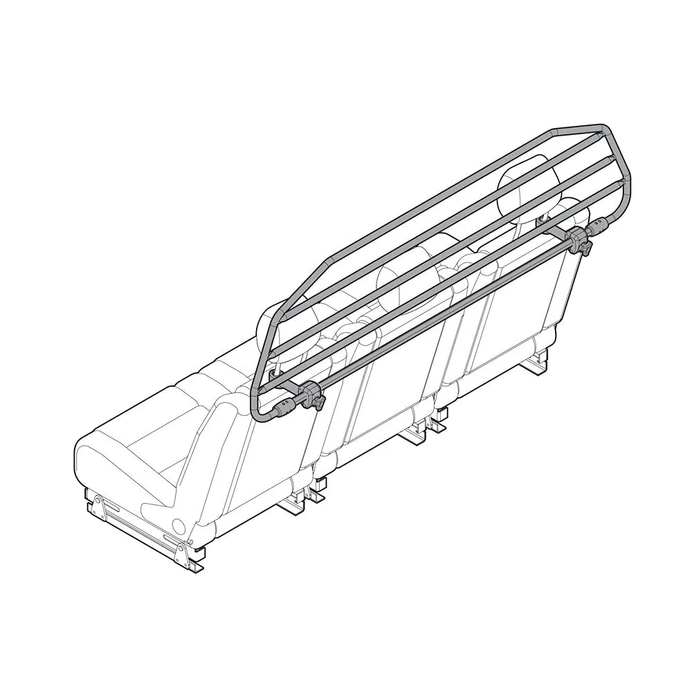 NORDRIVE N70060 Fit-Kit A Kit di Montaggio a Poggiatesta - immagine 3