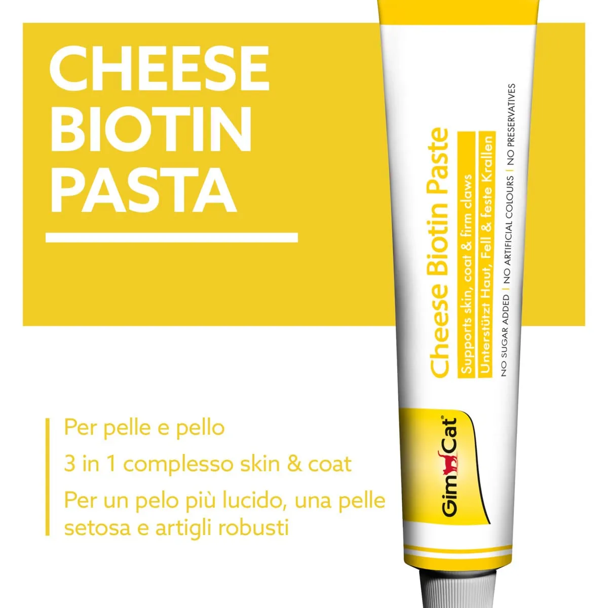 GimCat Cheese Biotin Pasta, 50 g - immagine 2