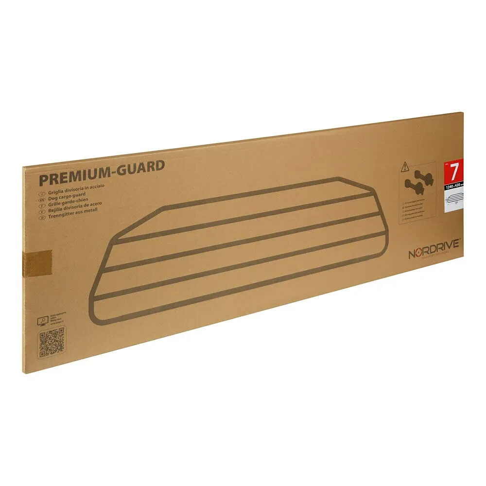 Nordrive N70057 Premium-Guard Griglia Divisoria in Acciaio Type 7 1240x420 mm - immagine 6