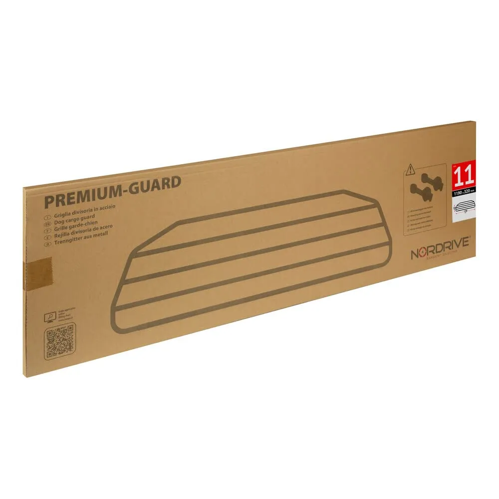 Nordrive N70090 Premium-Guard Griglia Divisoria in Acciaio Type 27 1340x380 mm - immagine 6