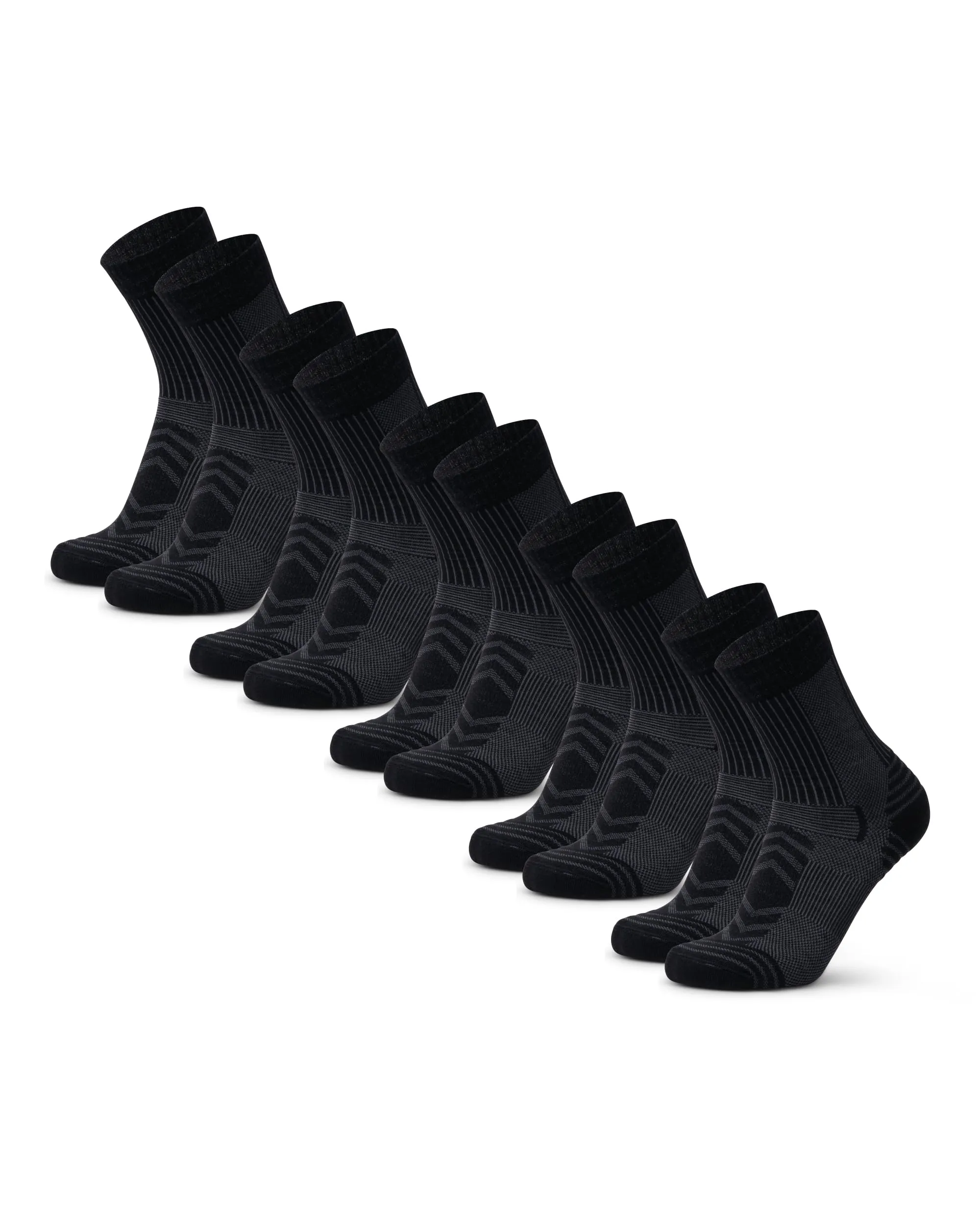 Danish Endurance Calze Trekking Leggere, Nero, 48-51 - immagine 1
