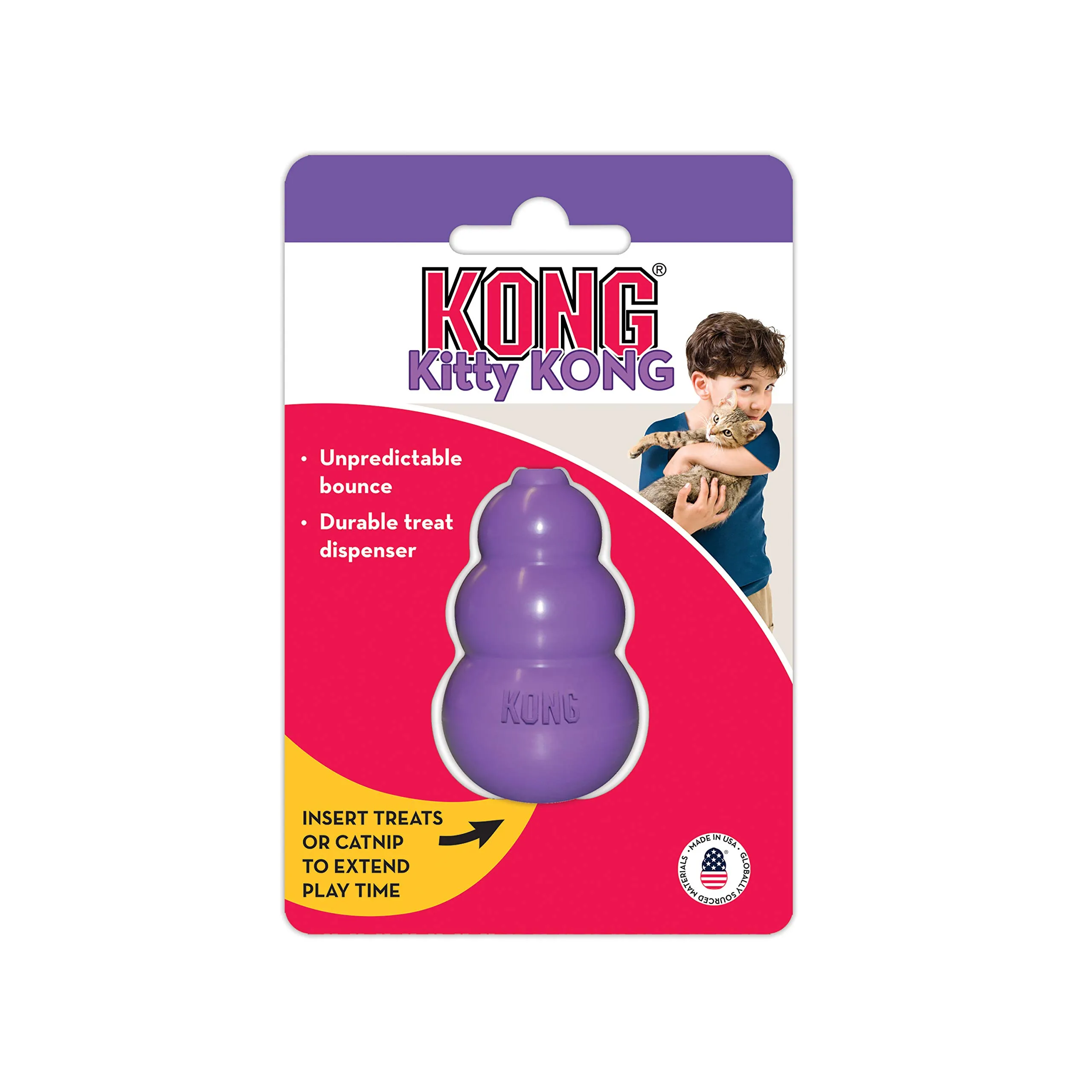 KONG Kitty Treat Dispenser Cat Toy - immagine 3