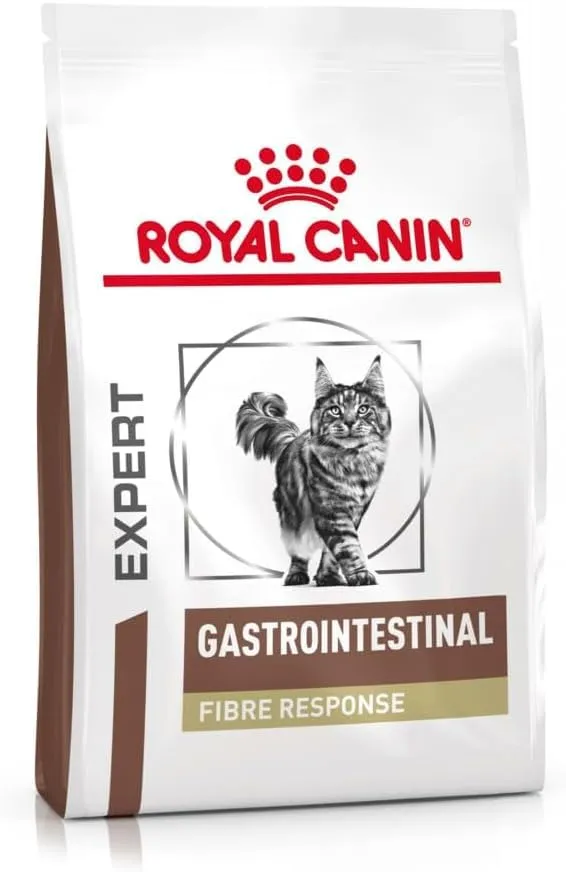 Royal Canin Veterinary Gastrointestinal Fibre Response Dry Cat Food, 4 x 400 g - immagine 2