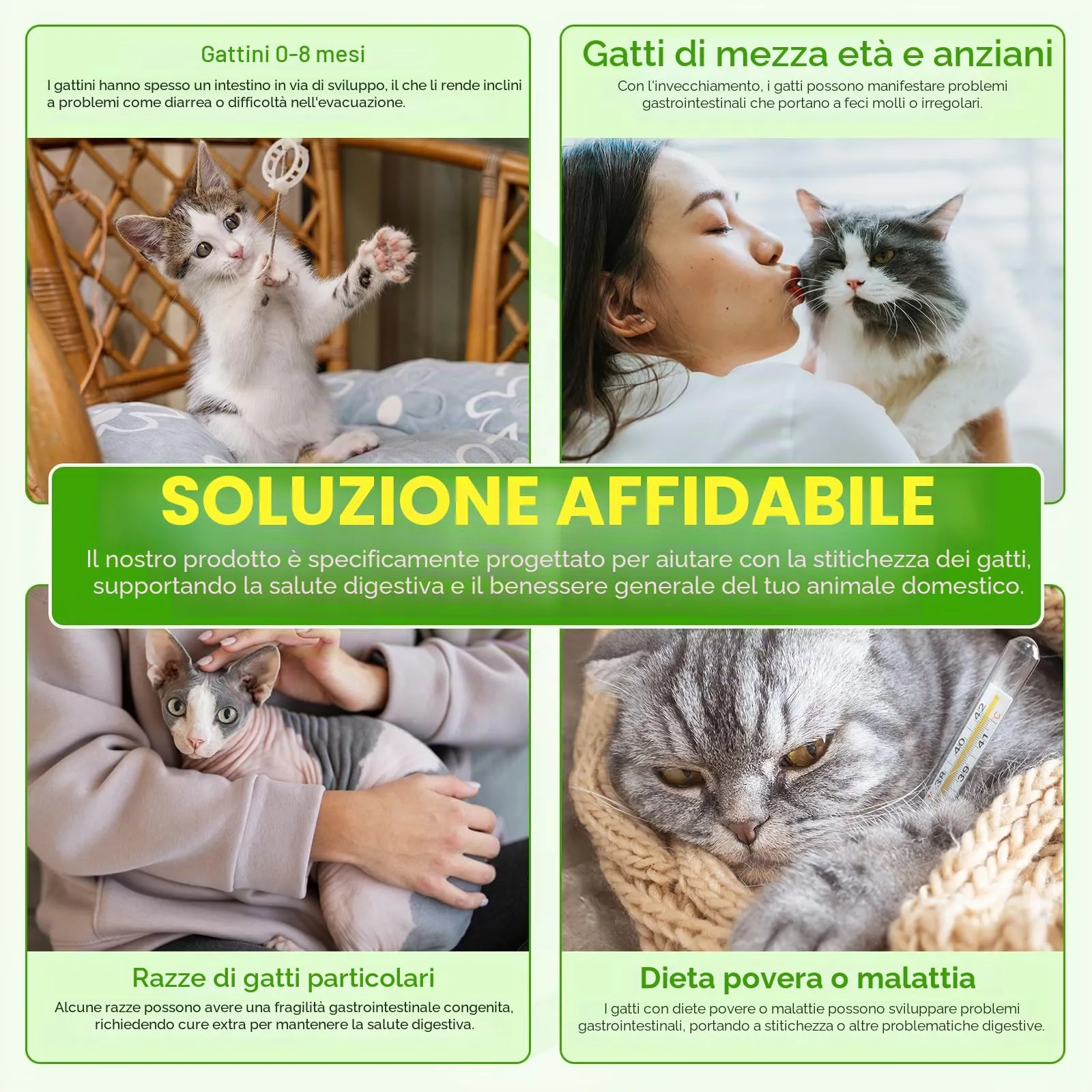 CFHQXSZ Rilassante per la stitichezza dei gatti, 60 ml - immagine 6