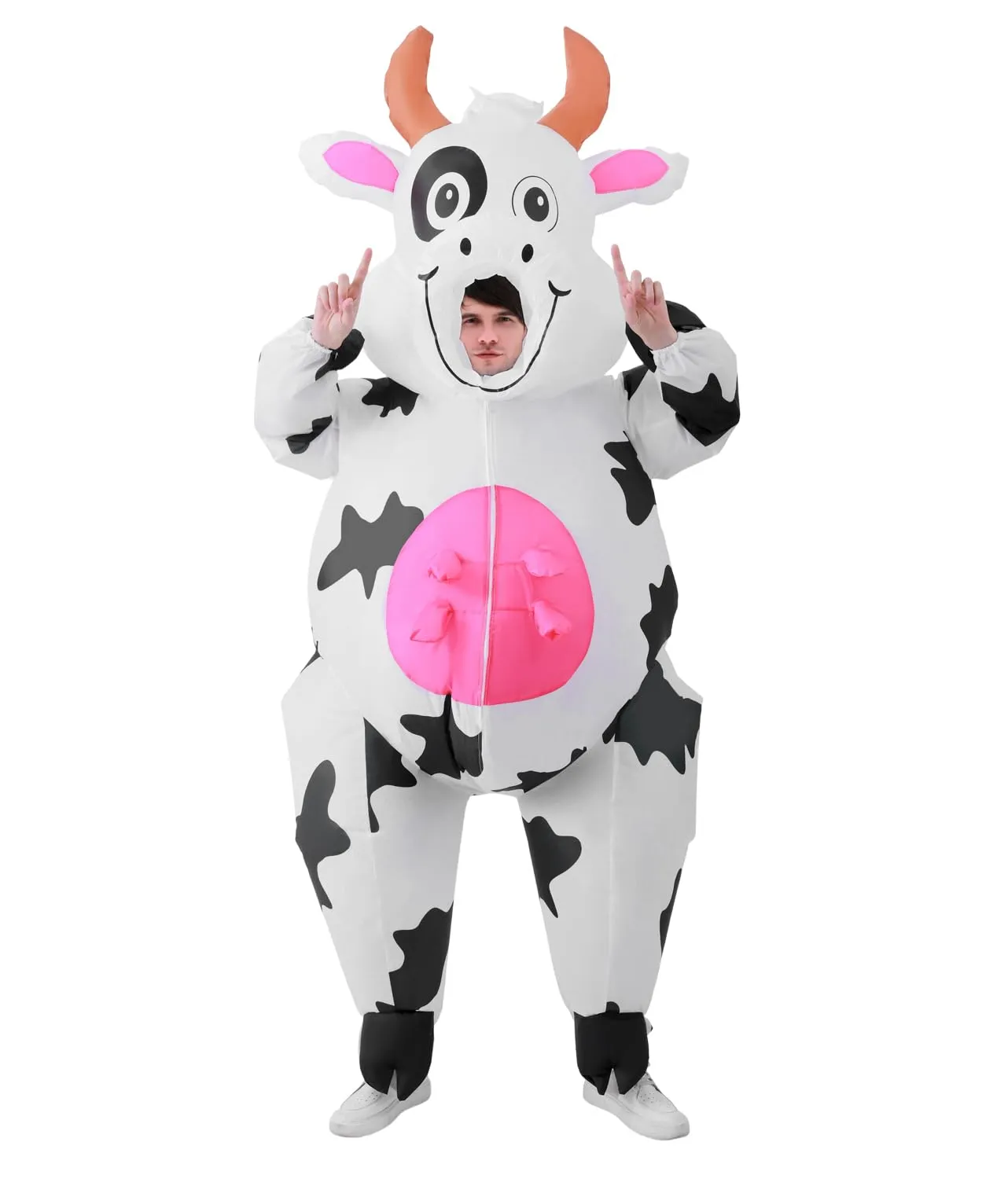JASHKE Costume Gonfiabile Mucca per Adulti - immagine 2