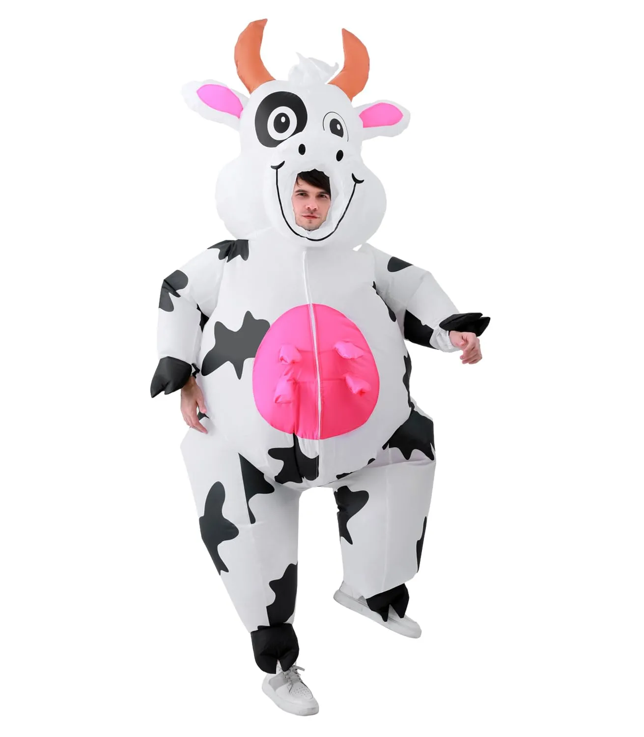 JASHKE Costume Gonfiabile Mucca per Adulti - immagine 3
