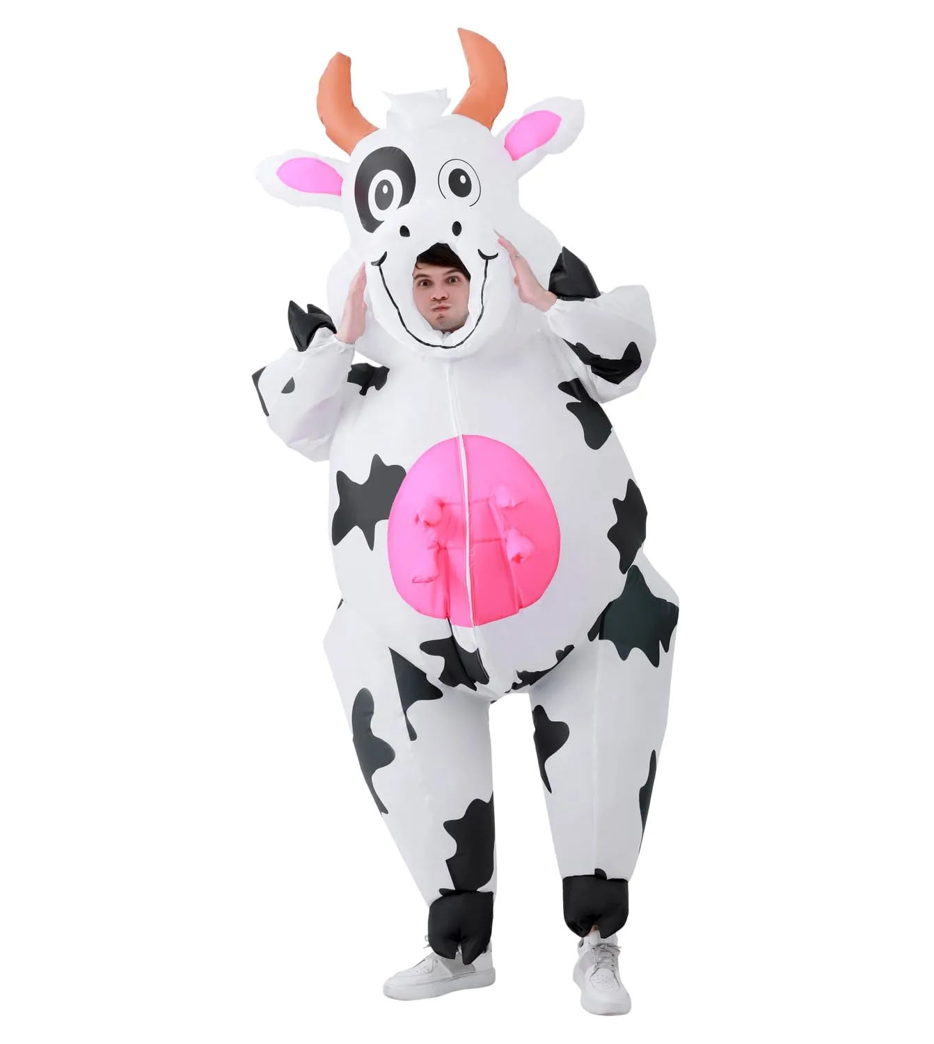 JASHKE Costume Gonfiabile Mucca per Adulti - immagine 4